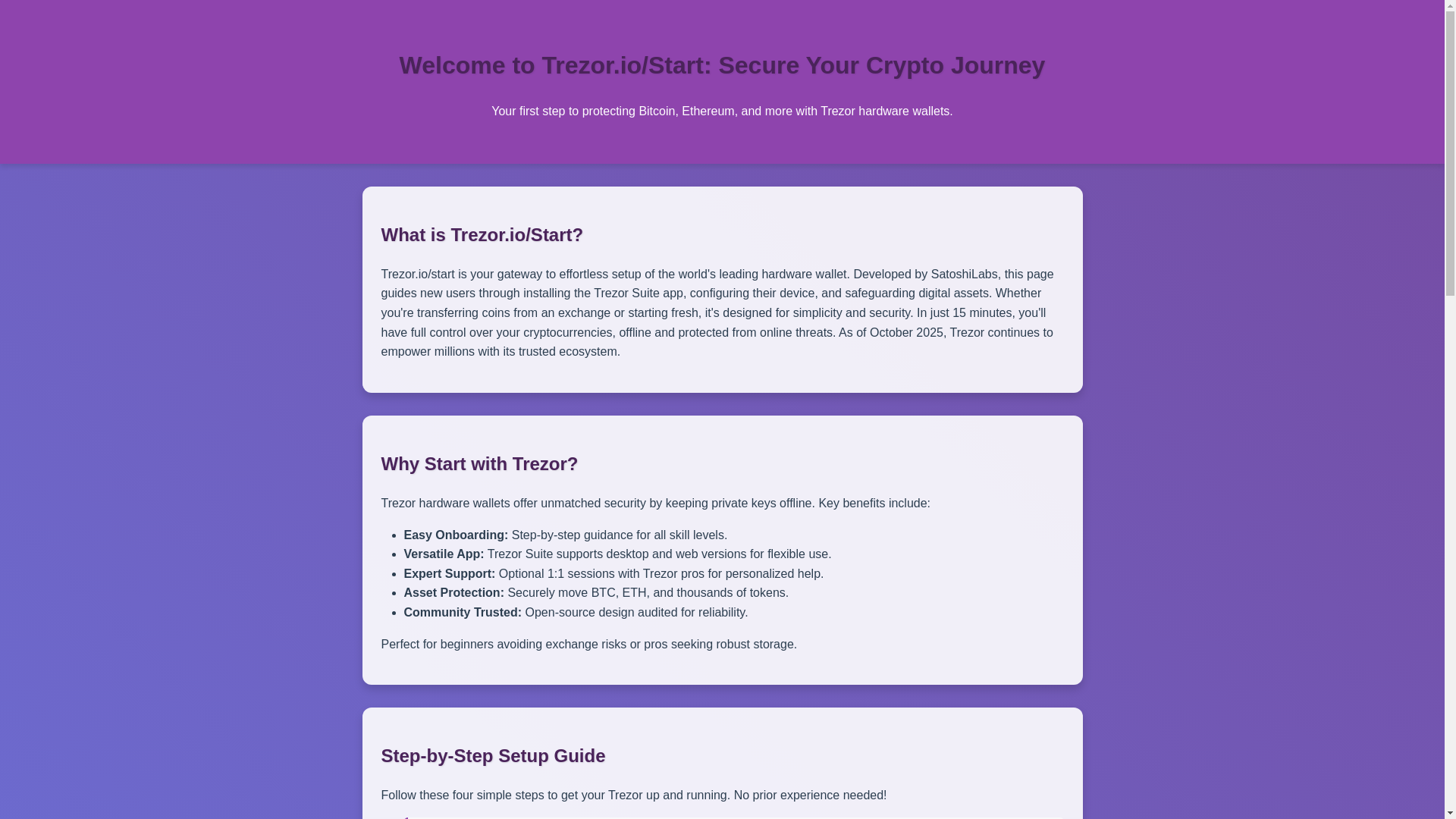 website screenshot of https://trexoiostartusa.pages.dev/