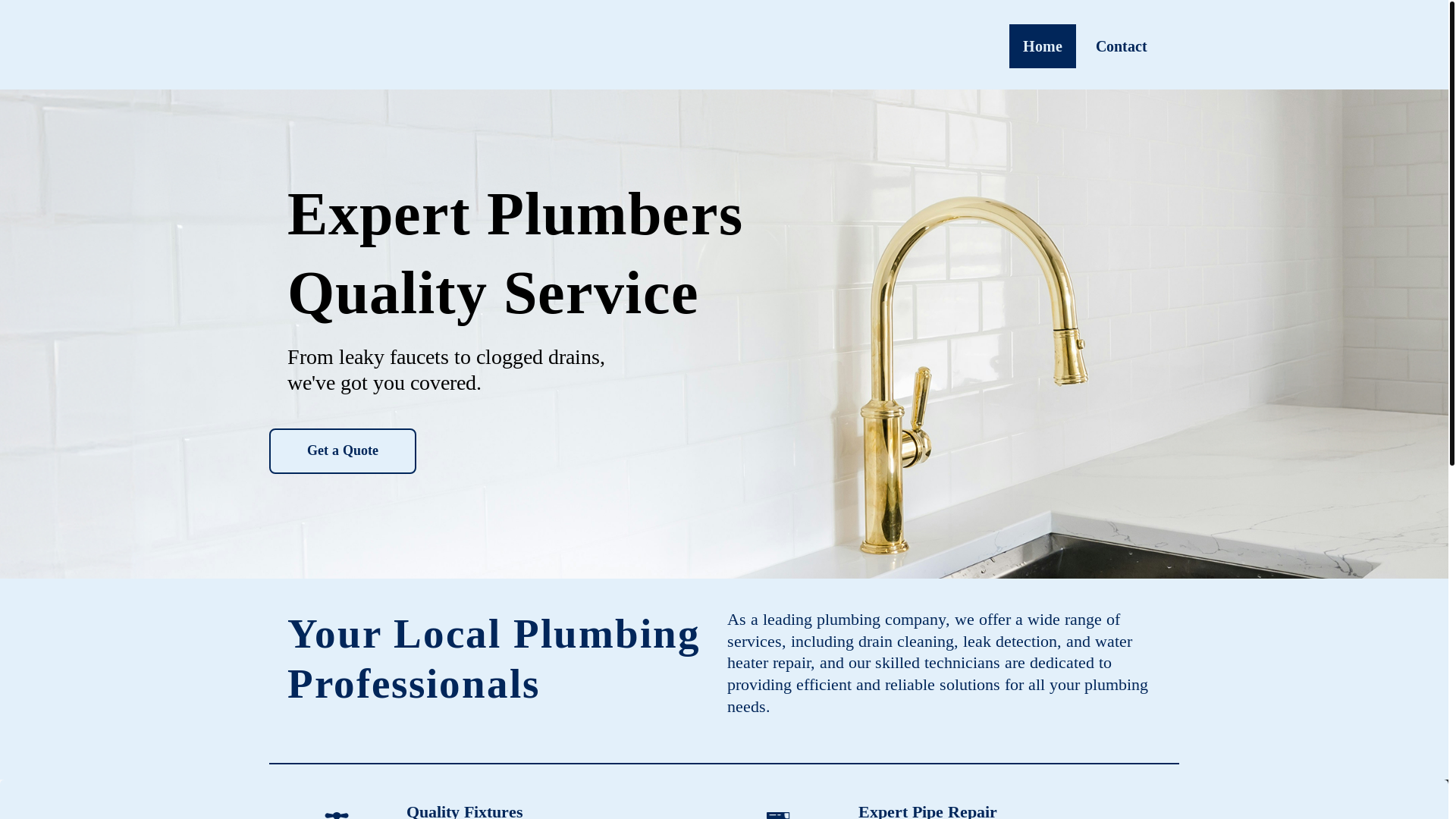 website screenshot of https://constructionplumbernearme.com/