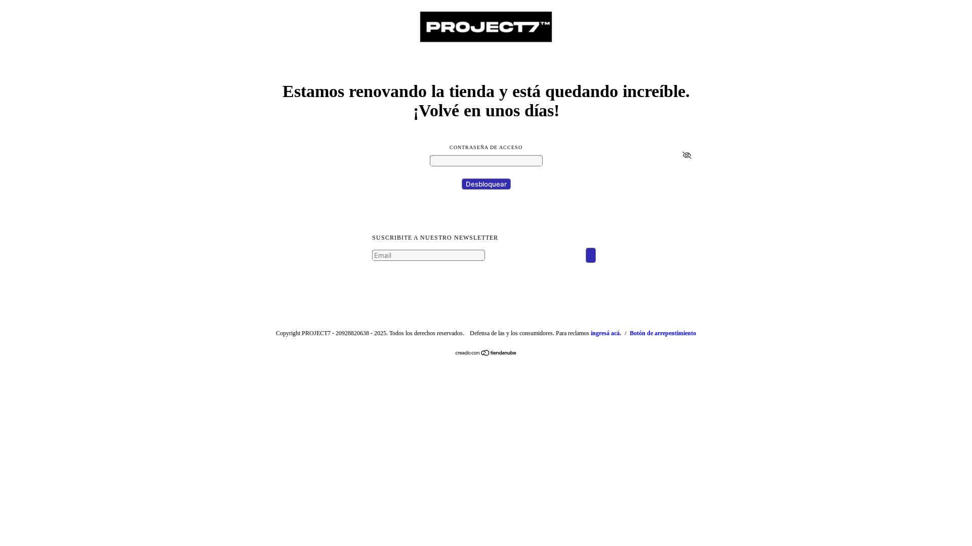 website screenshot of https://project7.com.ar/