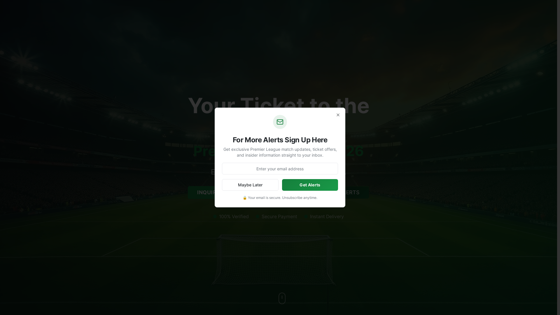 website screenshot of https://savanttickets.co.uk/