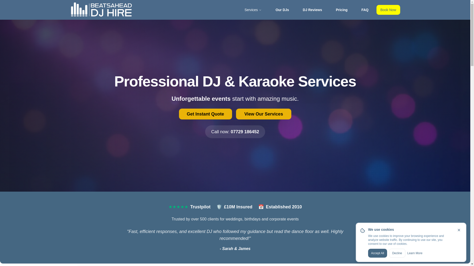 website screenshot of https://beatsahead-web-revamp.pages.dev/