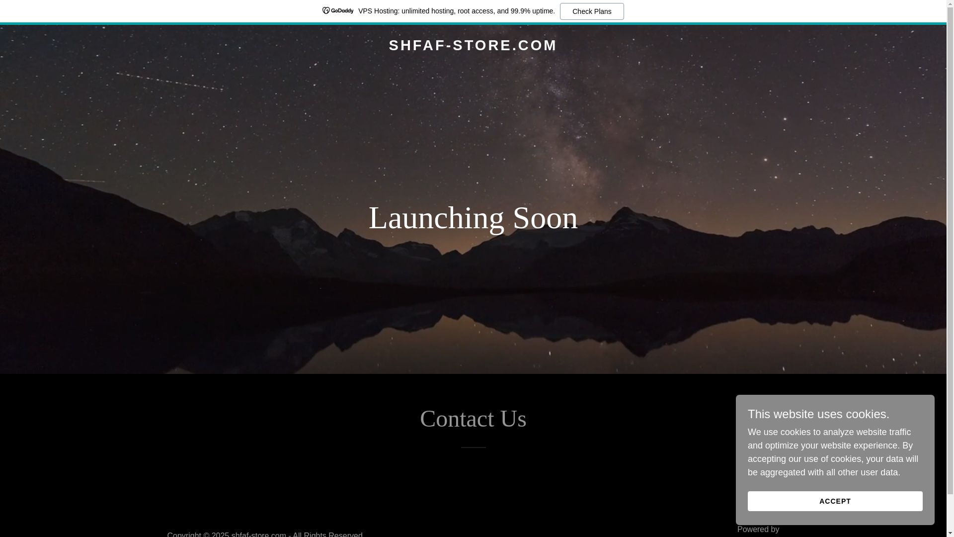 website screenshot of https://shfaf-store.com/