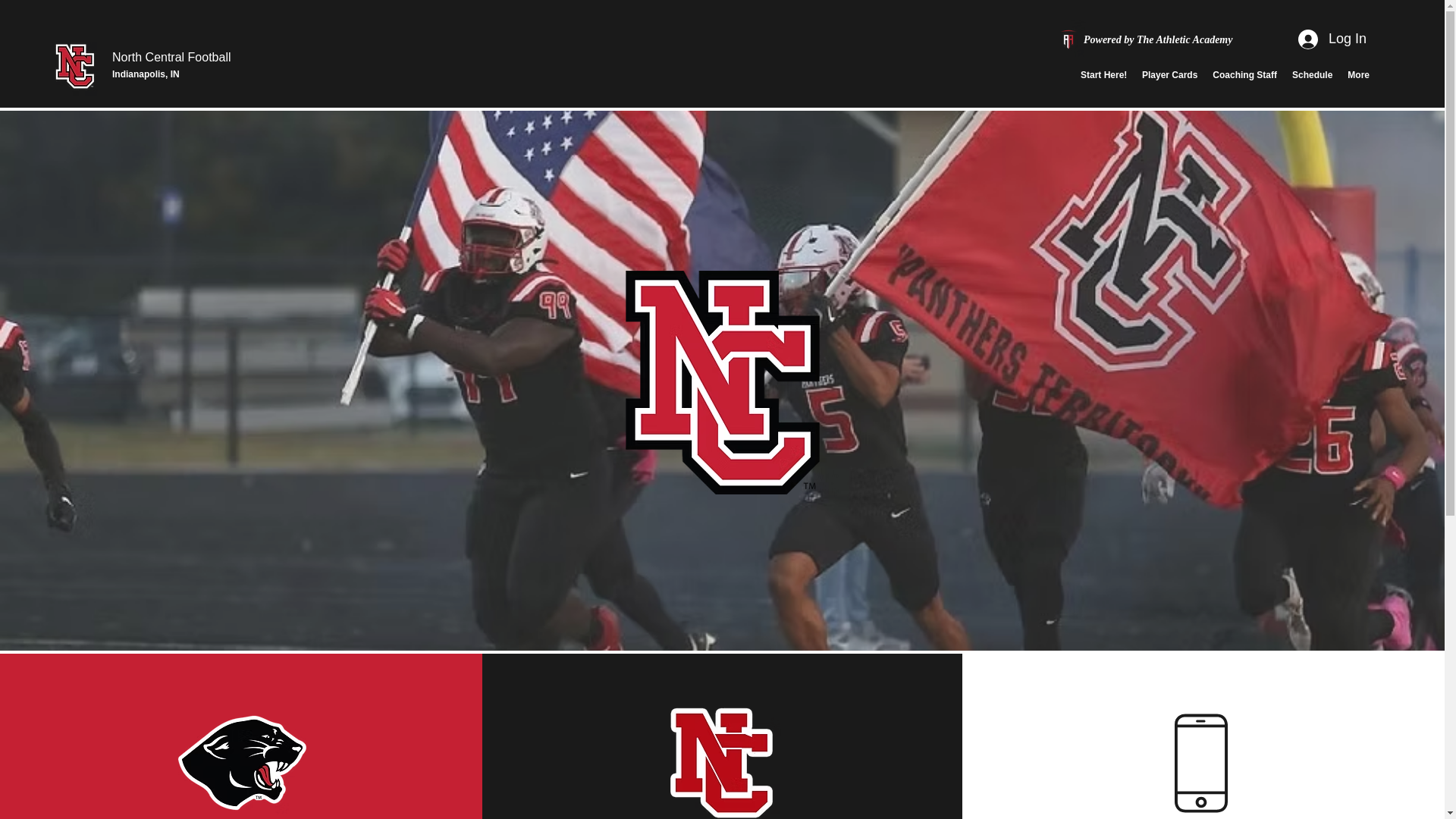 website screenshot of https://northcentralfootball.com/