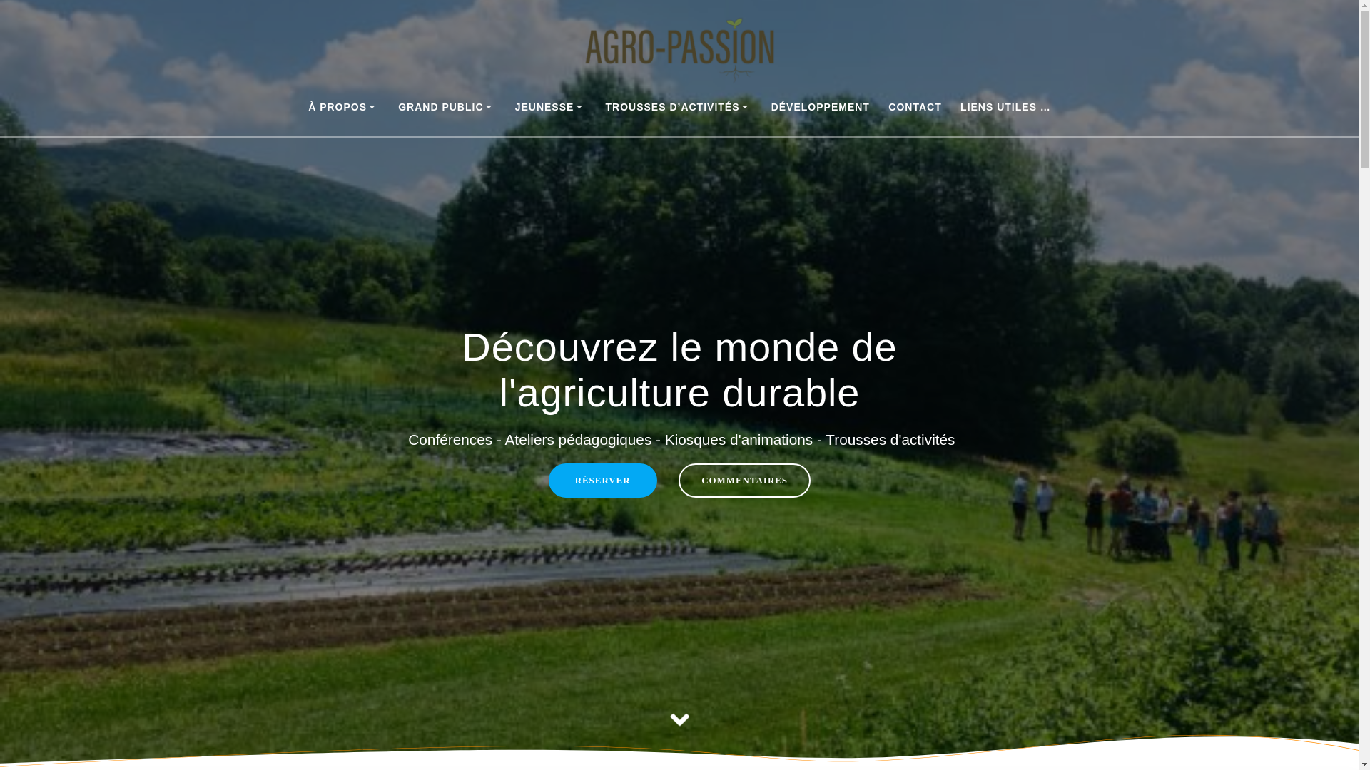 website screenshot of https://agro-passion.com