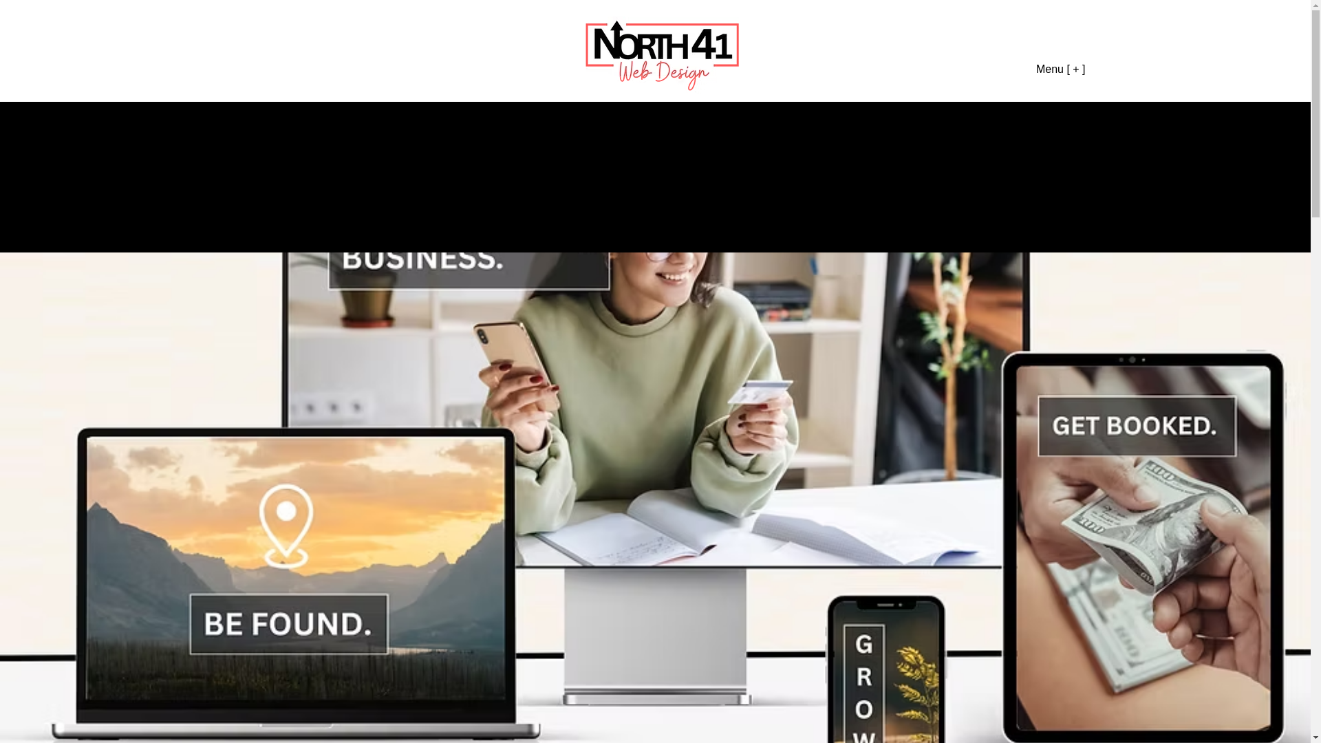website screenshot of https://north41webdesign.com/