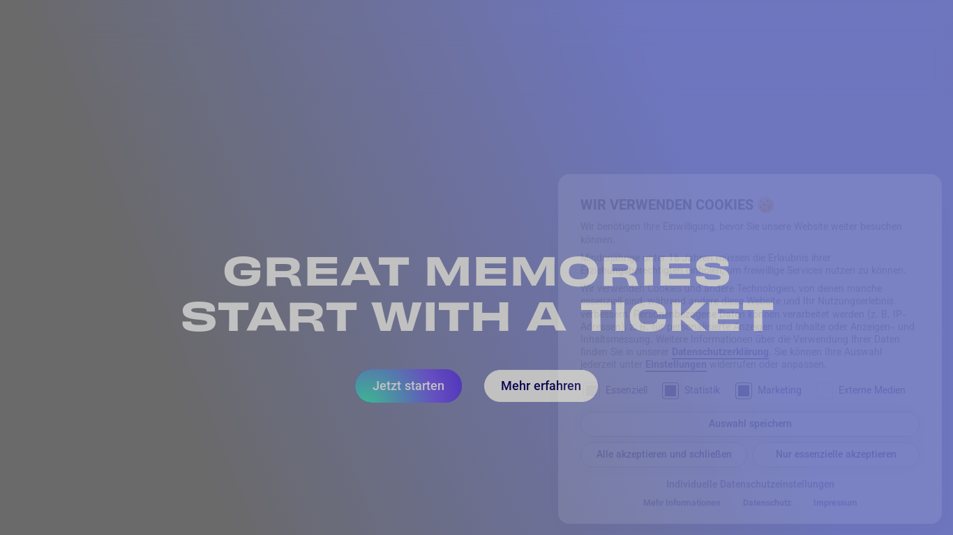 website screenshot of https://ticket.io/