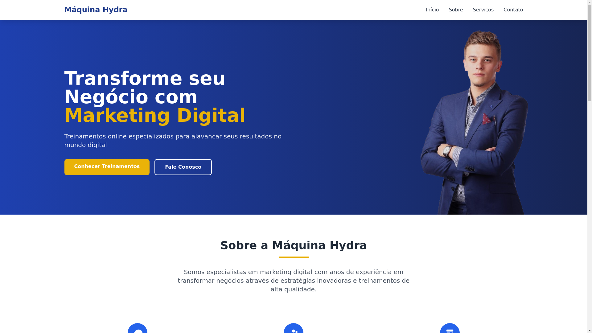website screenshot of https://maquina-hydra.pages.dev/
