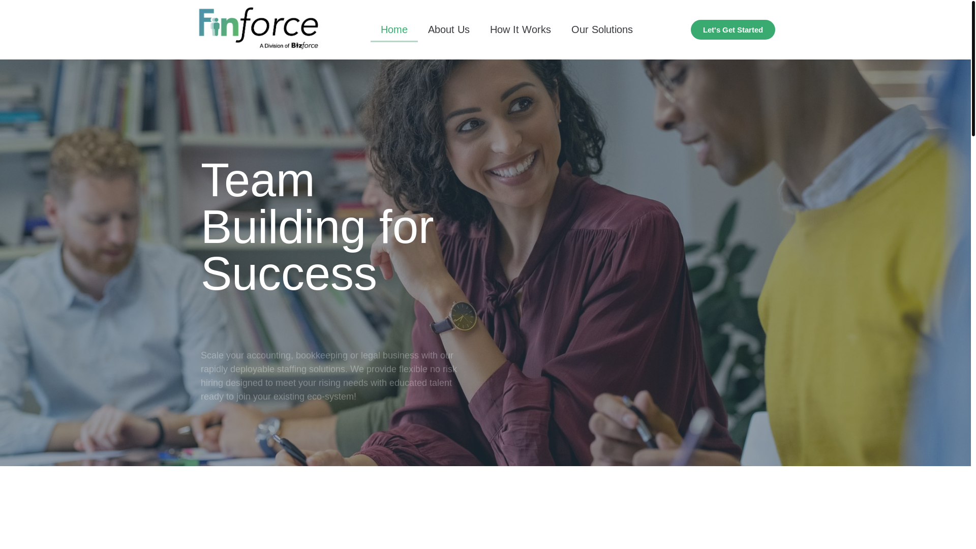 website screenshot of https://tryfinforcenow.com/