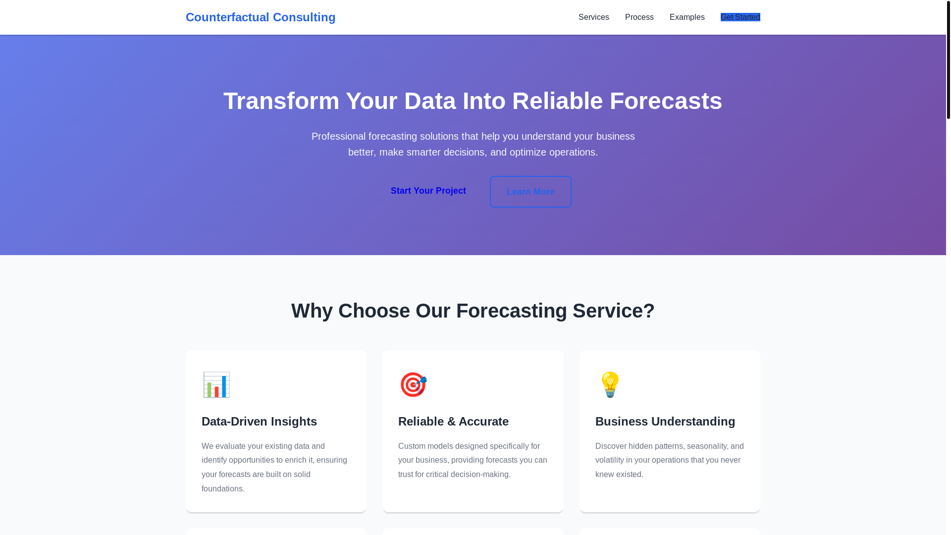 website screenshot of https://forecasting-aek.pages.dev/