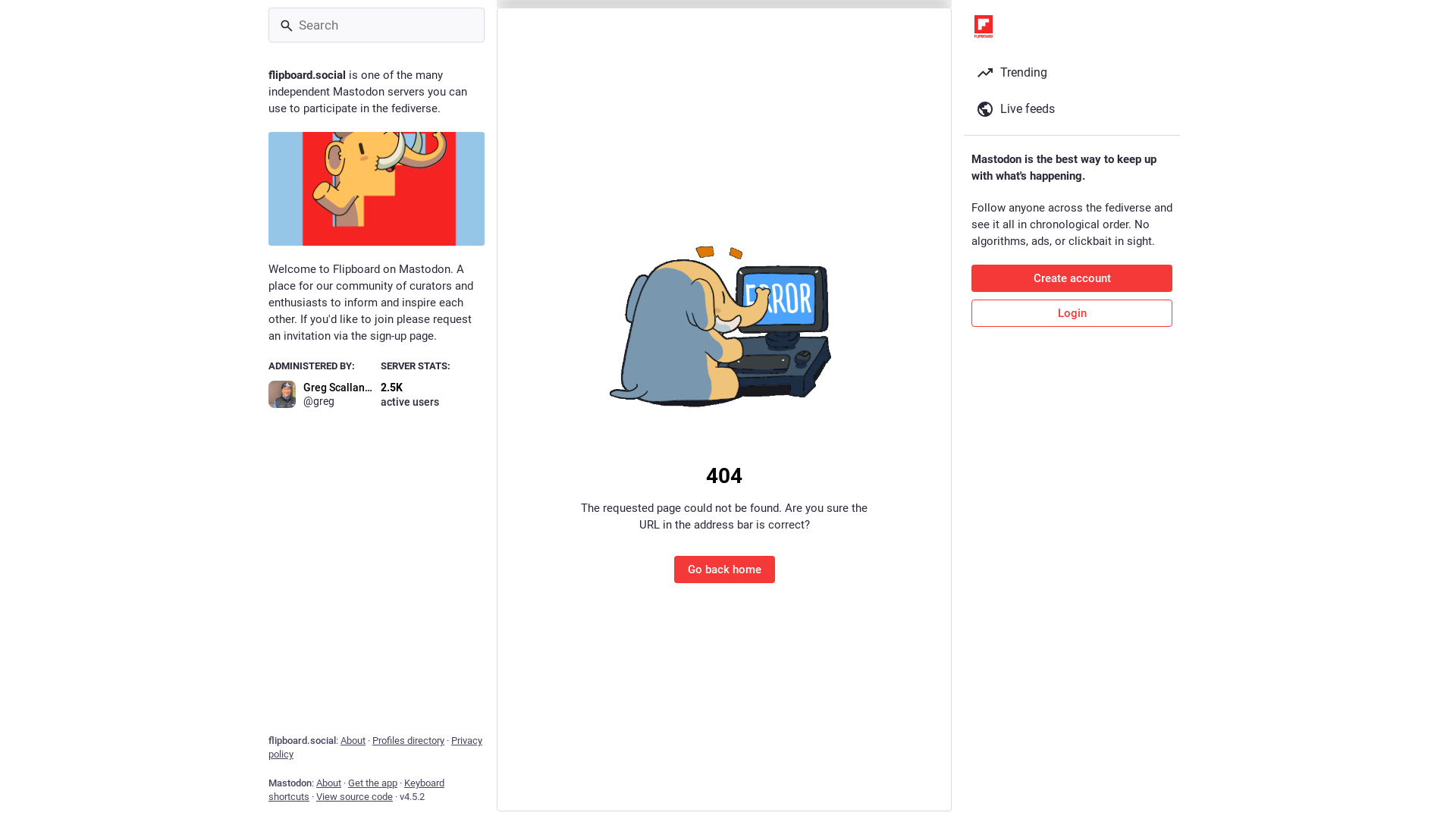 website screenshot of https://flipboard.social/ap/users/115620370633693004/statuses/115682383879477885