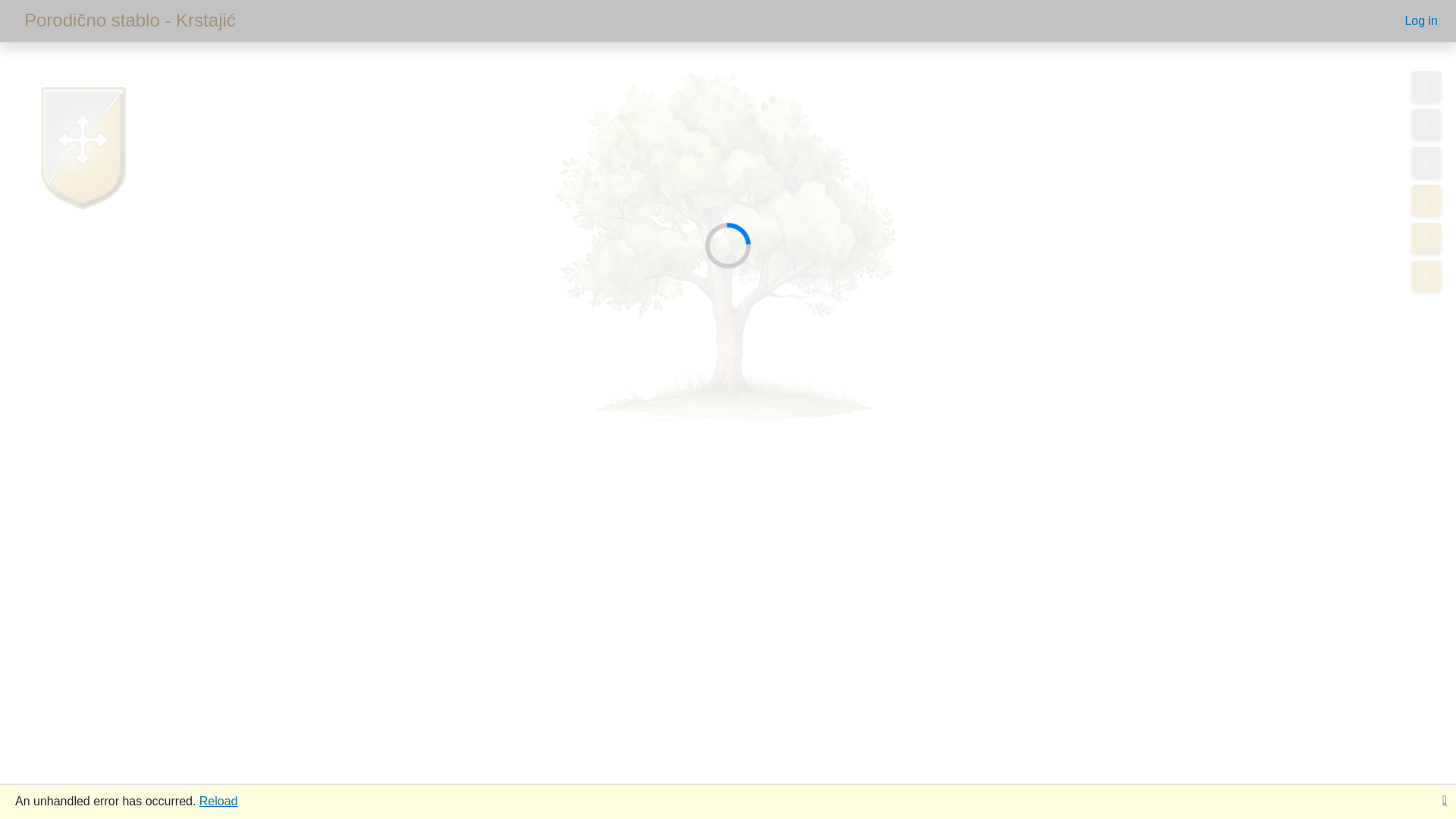 website screenshot of https://porodicakrstajic.com/
