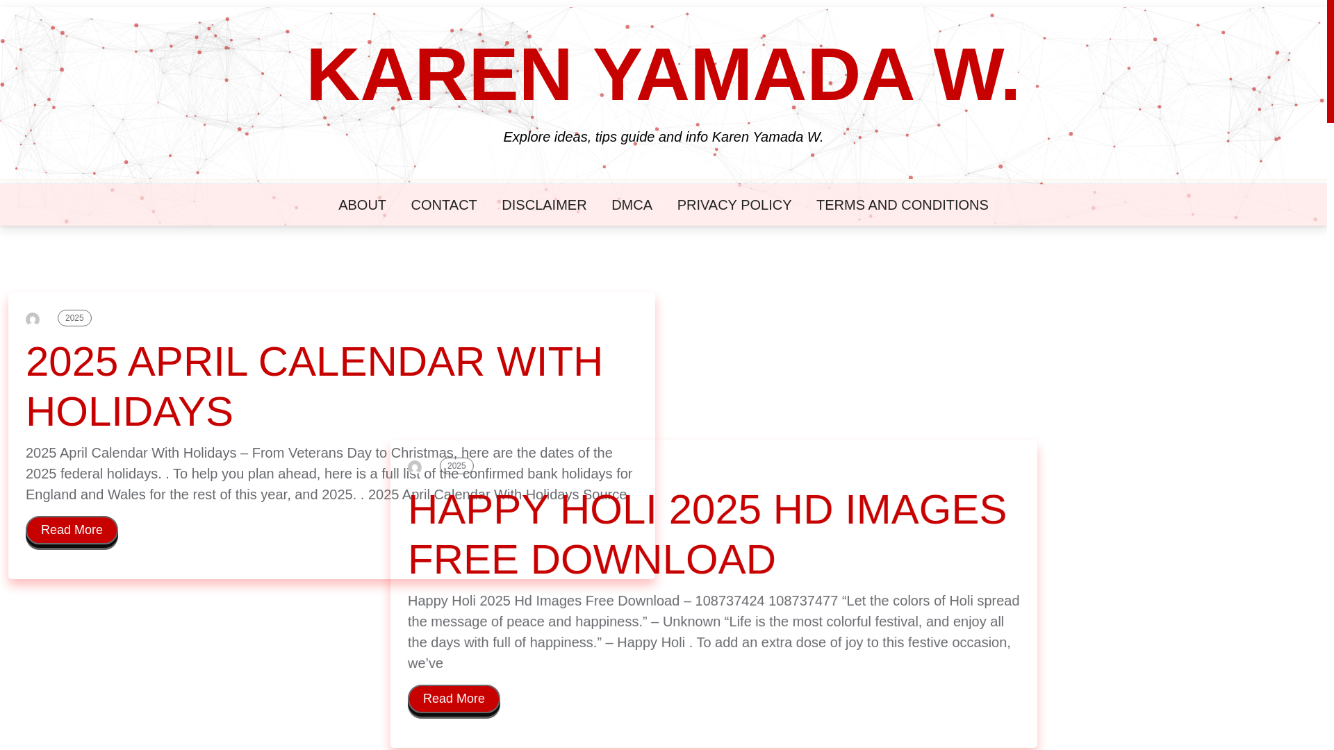 website screenshot of https://karenyamadaw.pages.dev/