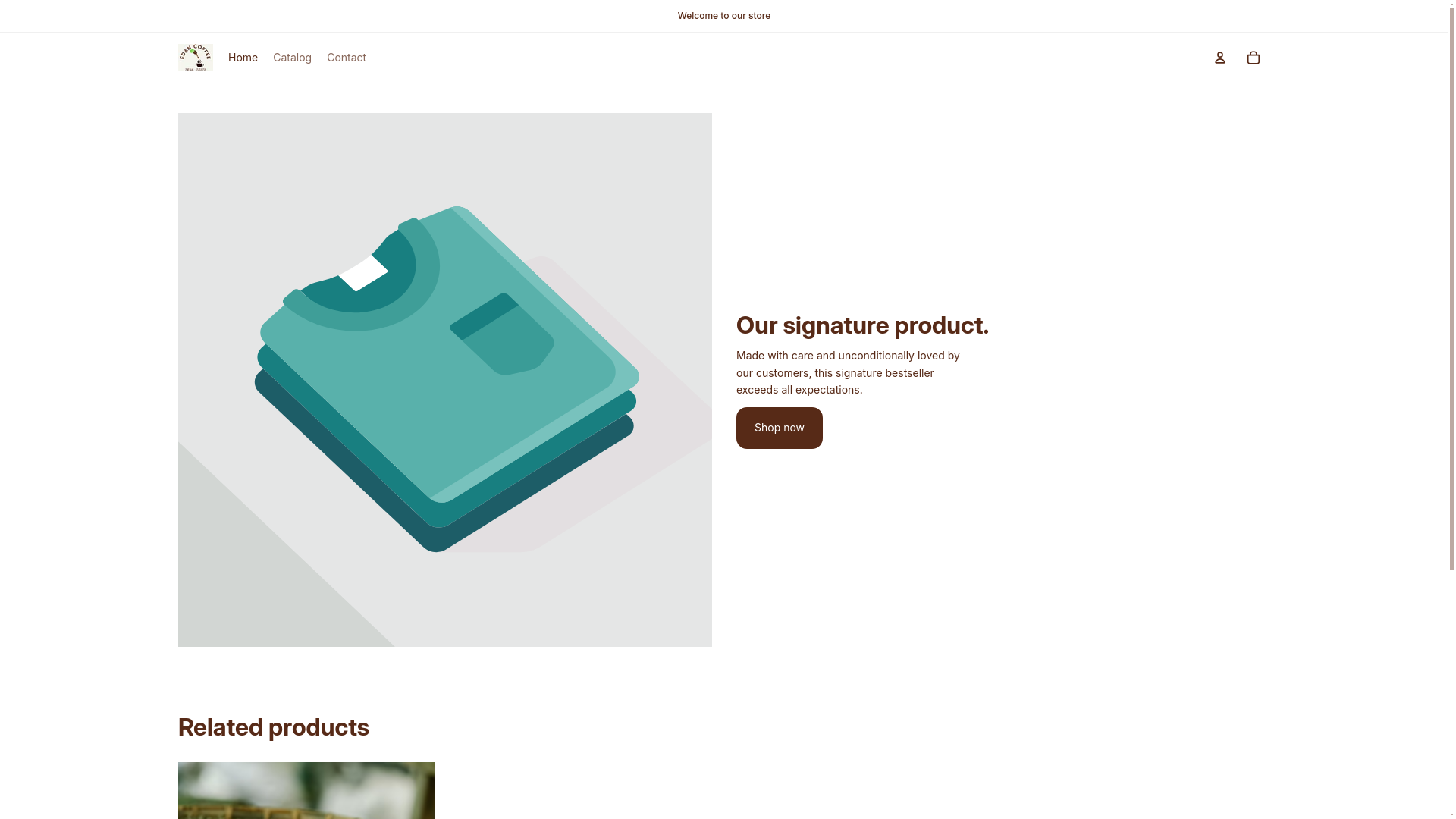 website screenshot of https://edancoffee.co.uk/