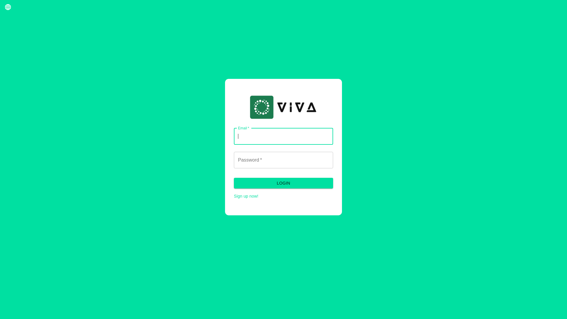 website screenshot of https://crmviva.com.br/