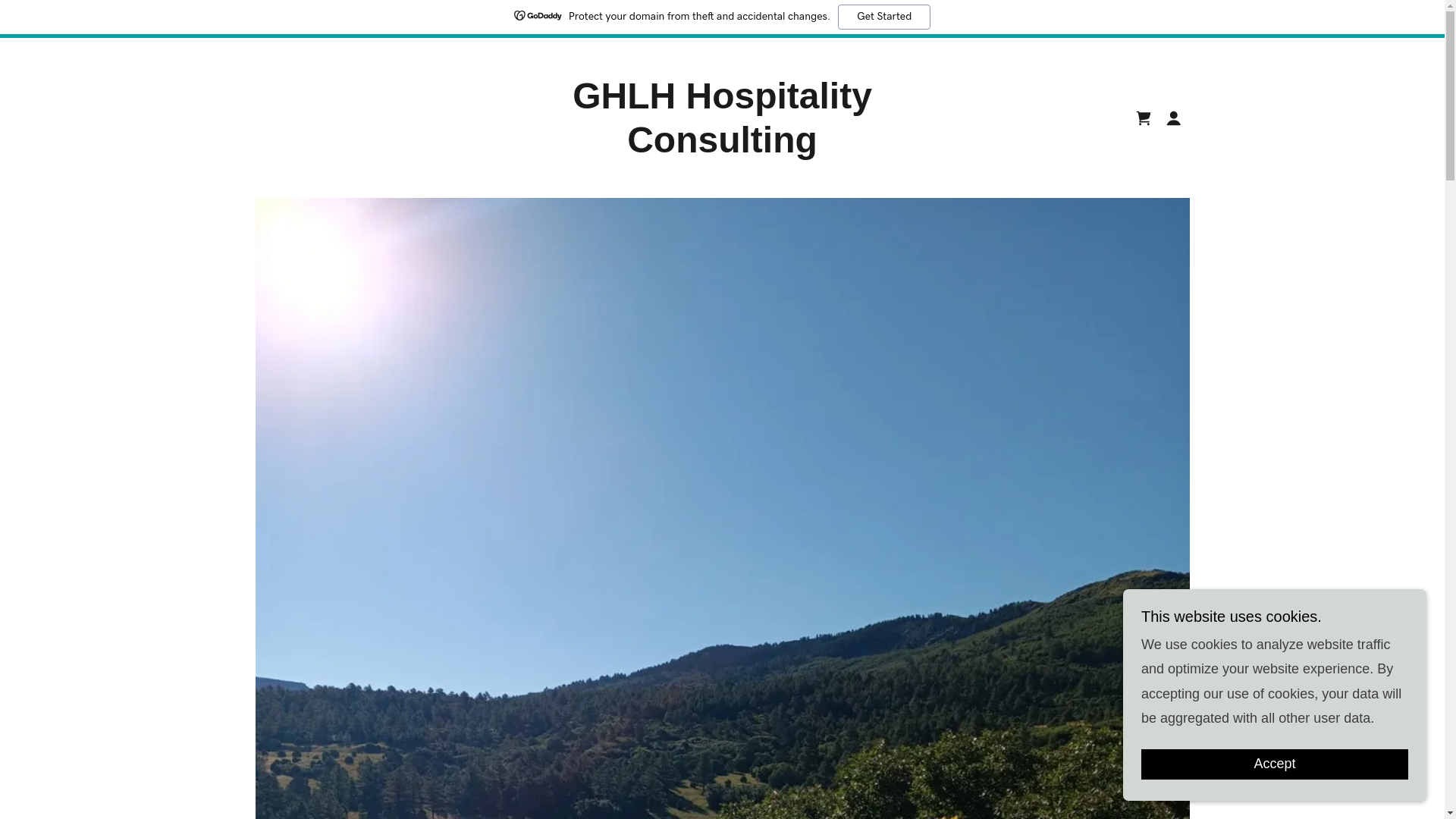 website screenshot of https://ghlhhospitalityconsulting.com/