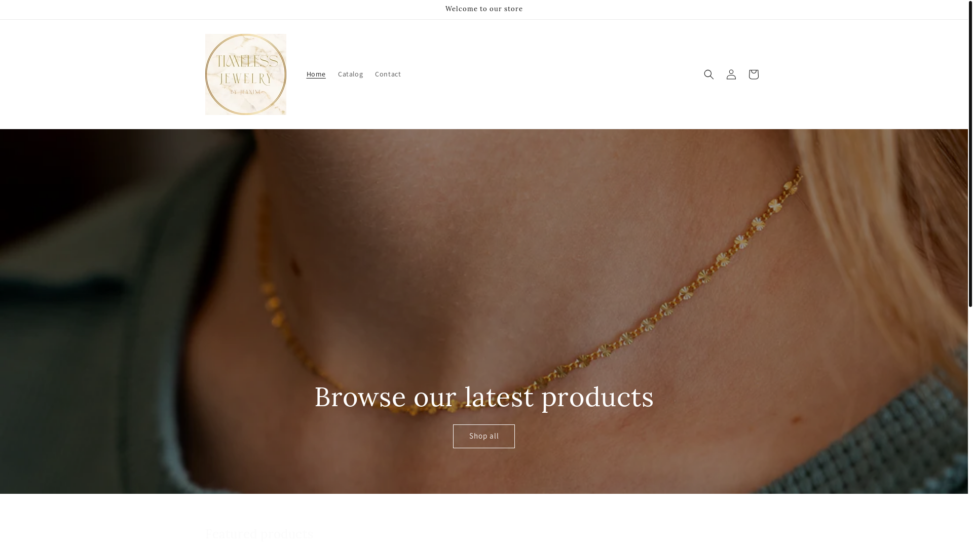 website screenshot of https://timelessbyjeanine.com/
