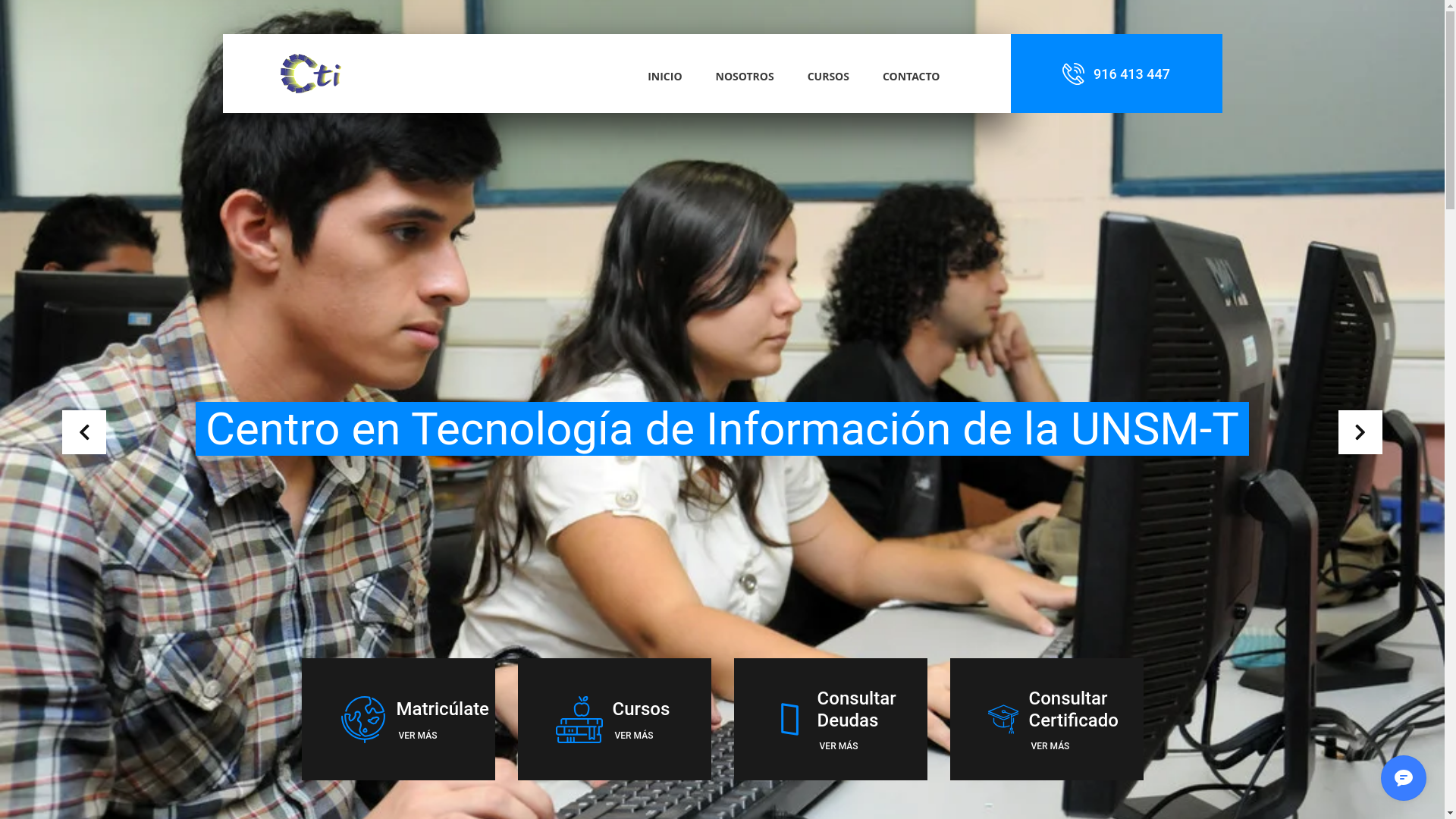 website screenshot of https://ctiunsm.com/