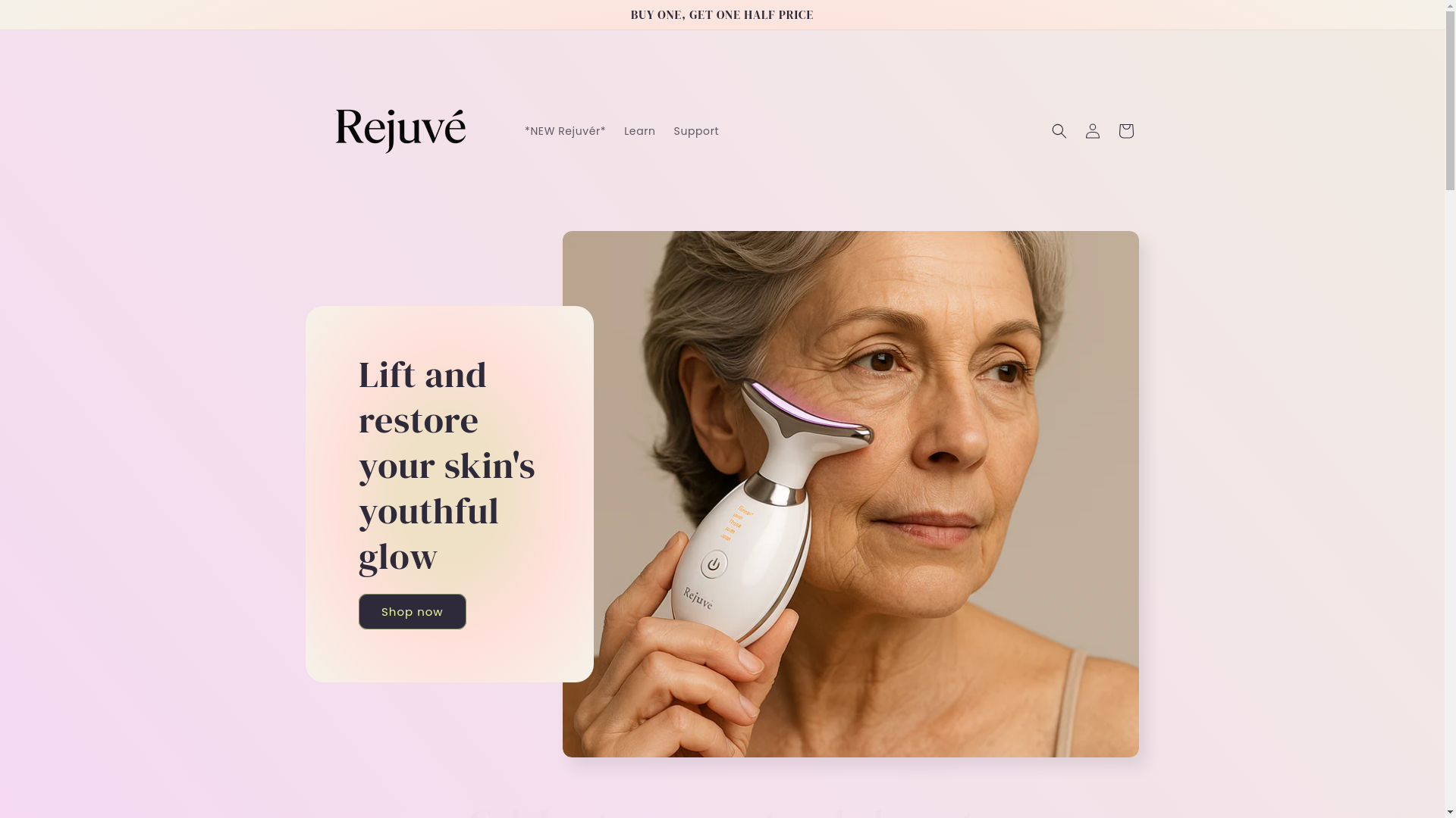 website screenshot of https://shoprejuveskin.com/