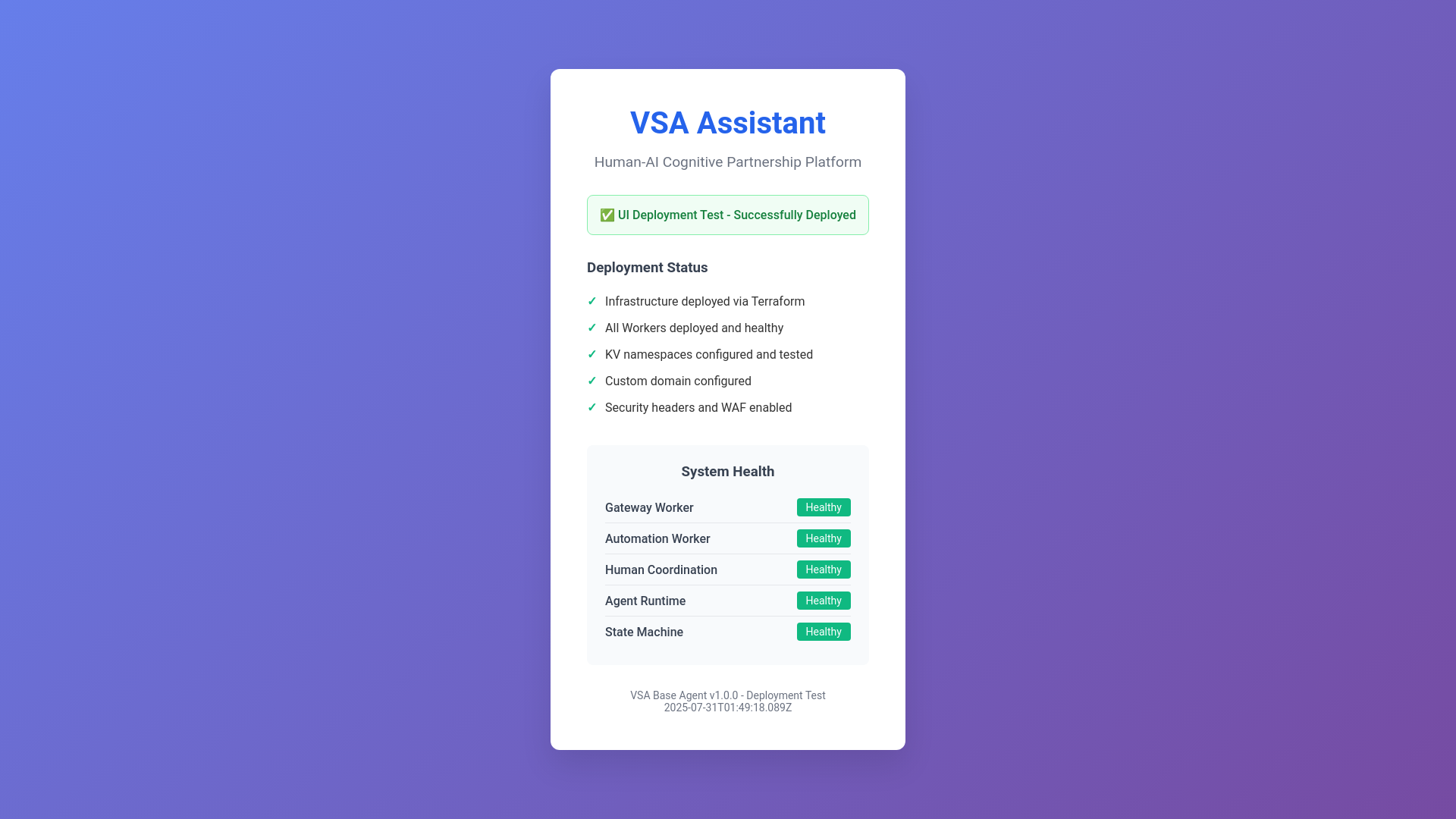 website screenshot of https://vsa-agent-ui.pages.dev/