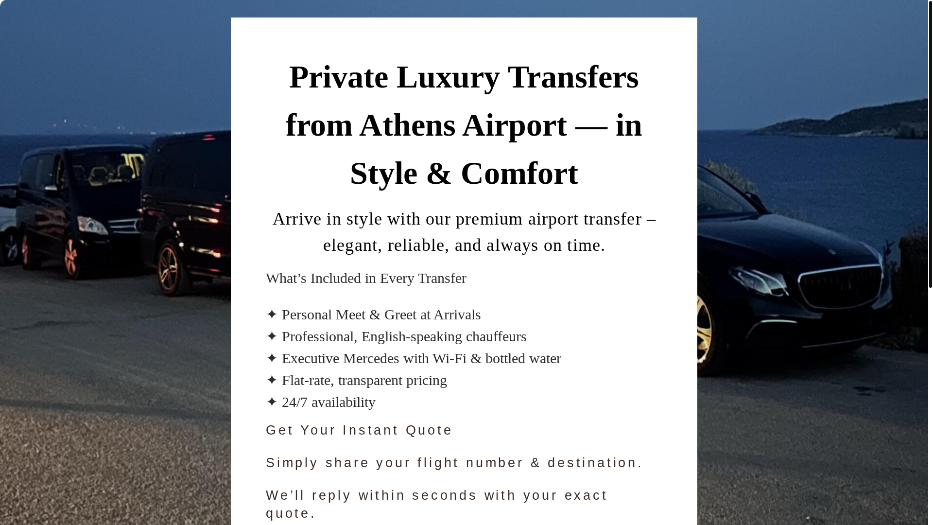 website screenshot of https://pickngoluxurytransfers.com/