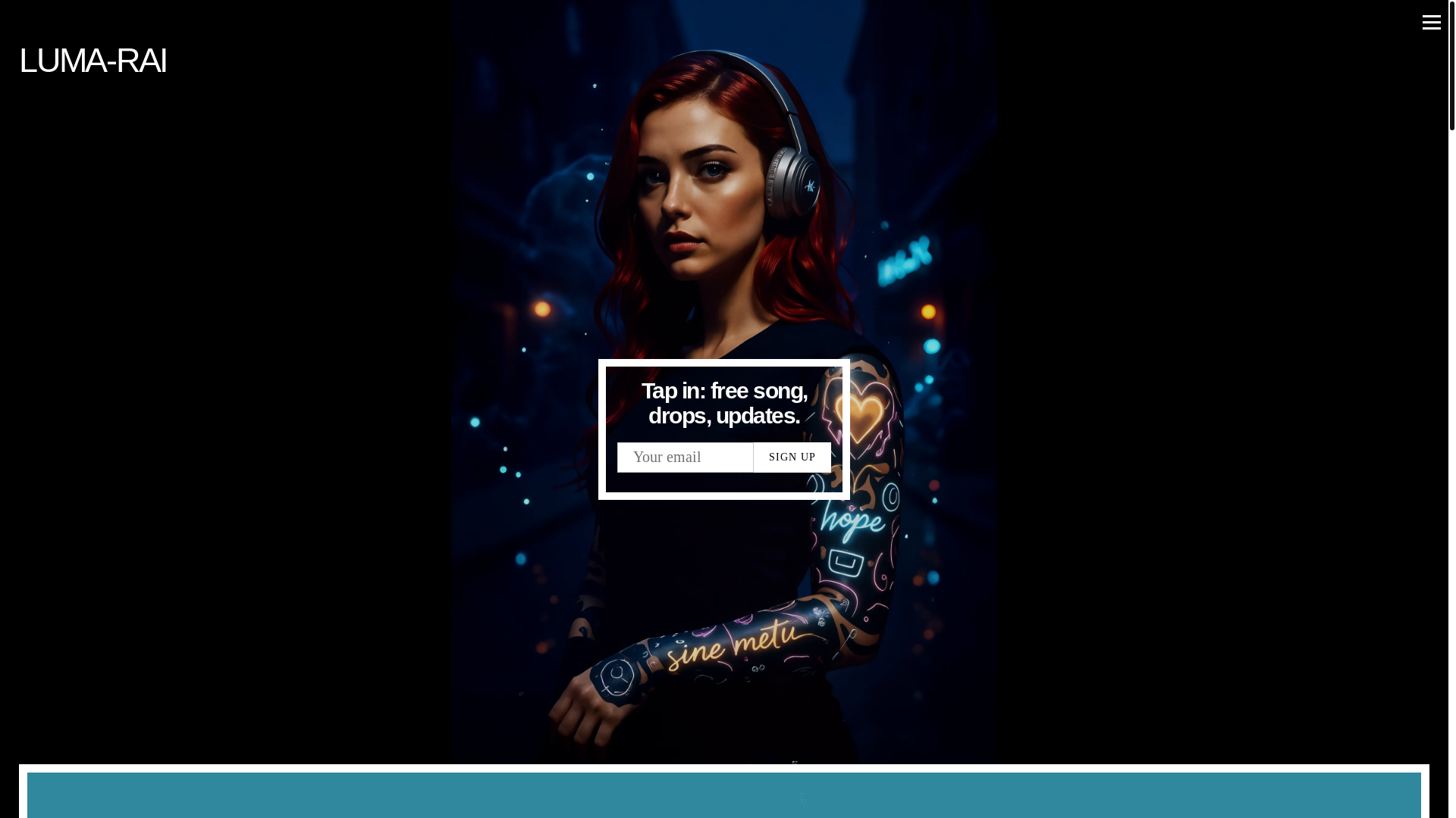 website screenshot of https://lumarai.world/