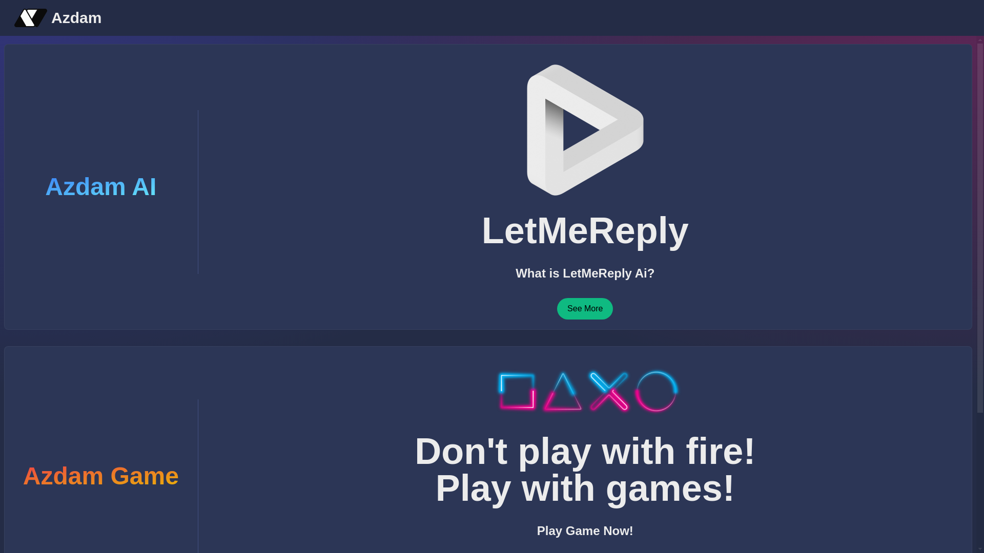website screenshot of https://azdam.pages.dev/
