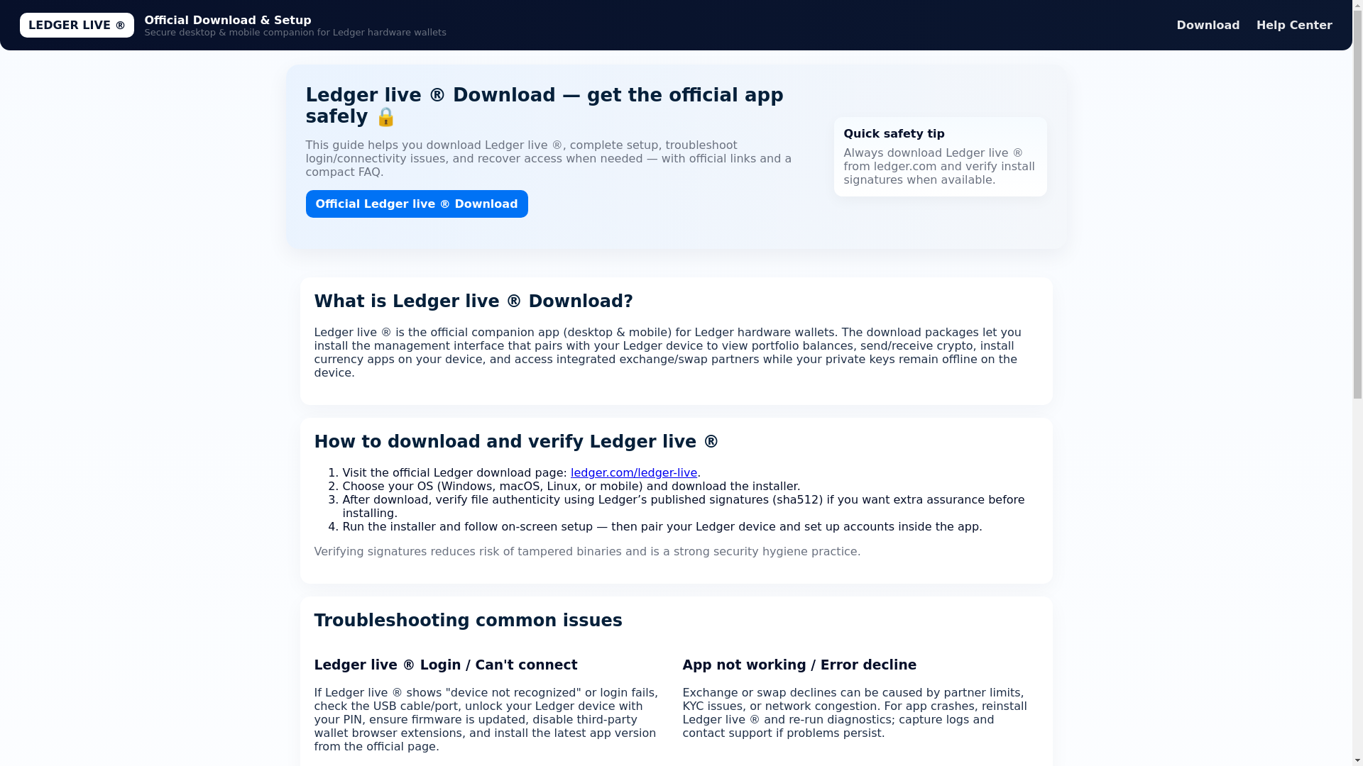 website screenshot of https://dowload-live-ledgr-io.pages.dev/