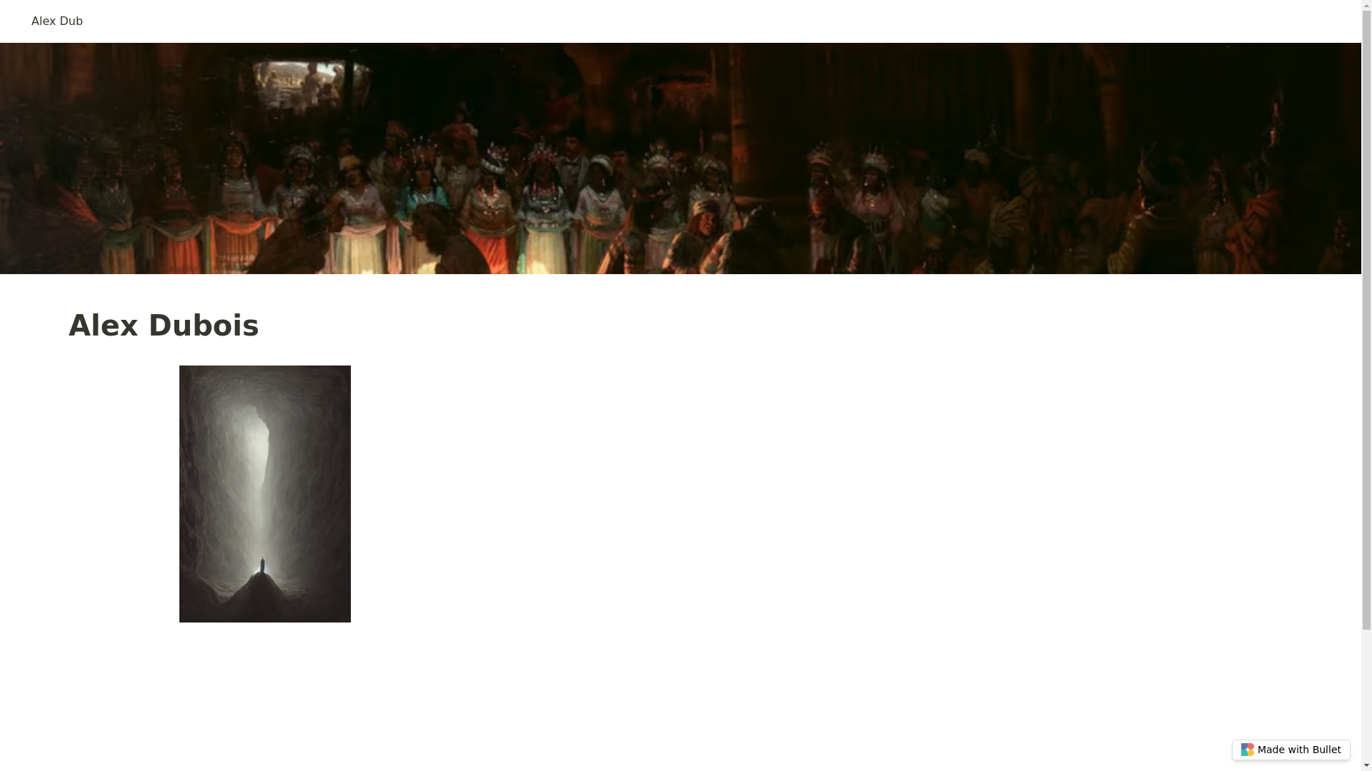 website screenshot of https://alex-dub-bullet.pages.dev/