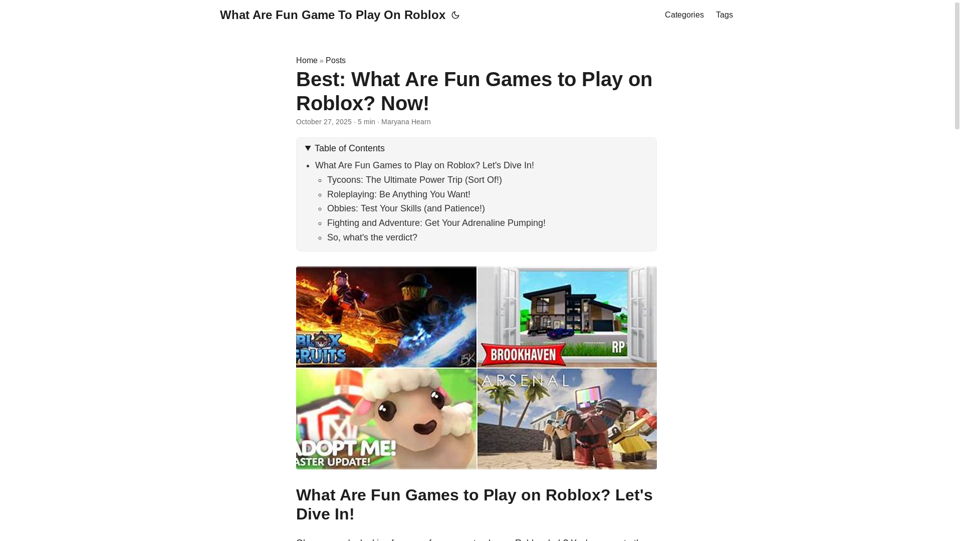 website screenshot of https://what-are-fun-game-to-play-on-roblox.pages.dev/