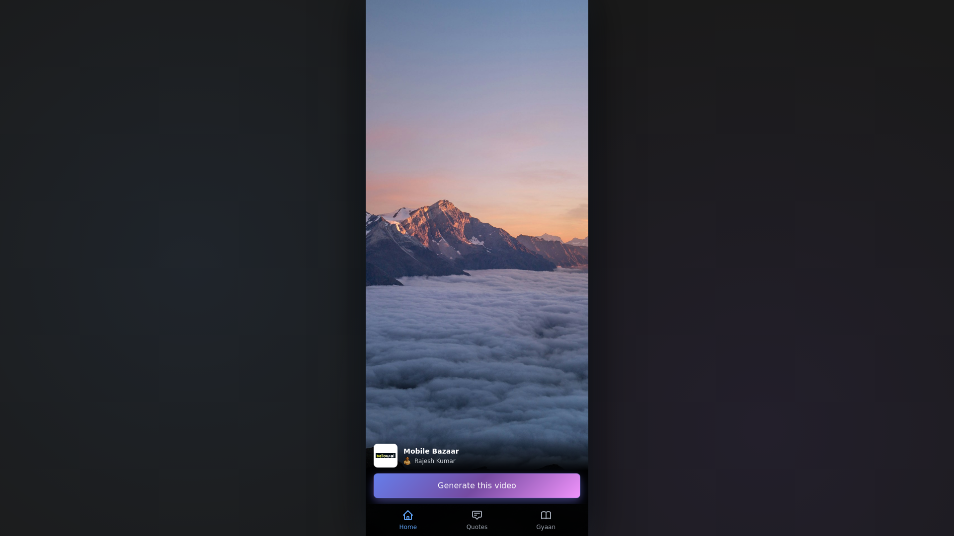 website screenshot of https://kriya-app-mockups.pages.dev/