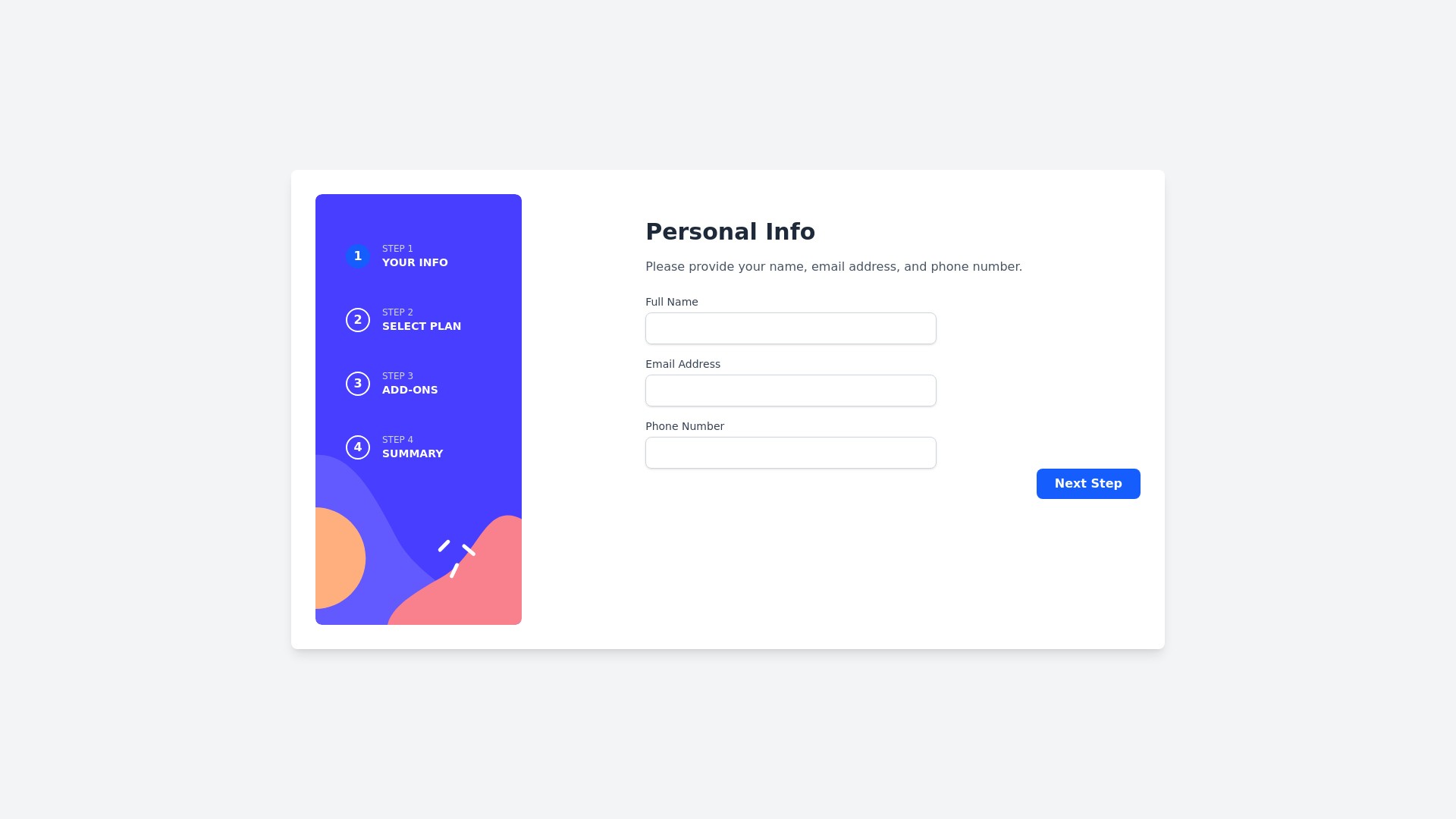 website screenshot of https://multi-step.pages.dev/