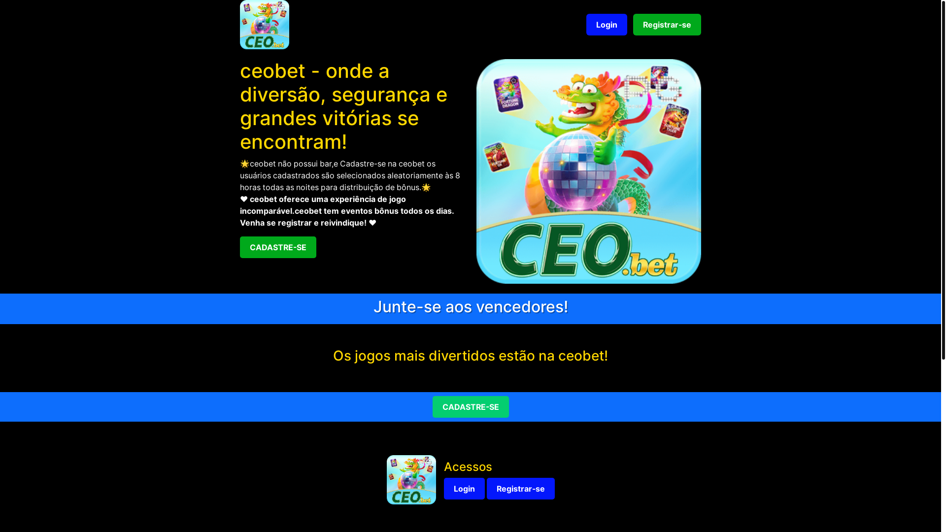 website screenshot of https://ceobetgames.com/