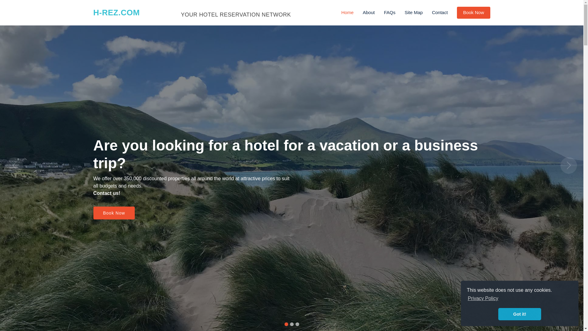 website screenshot of https://www.h-rez.com/