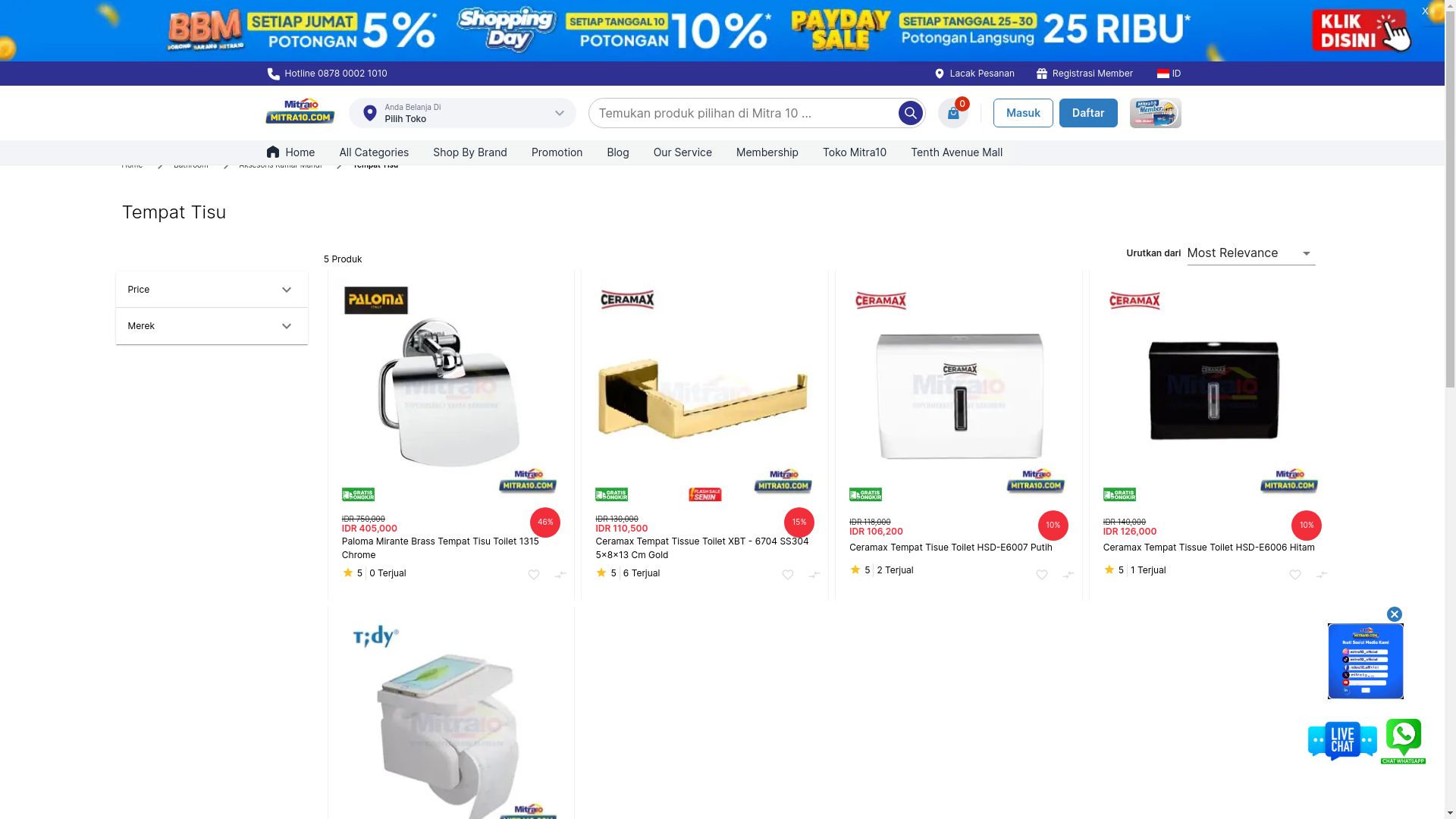website screenshot of https://gudangkotakak.pages.dev/