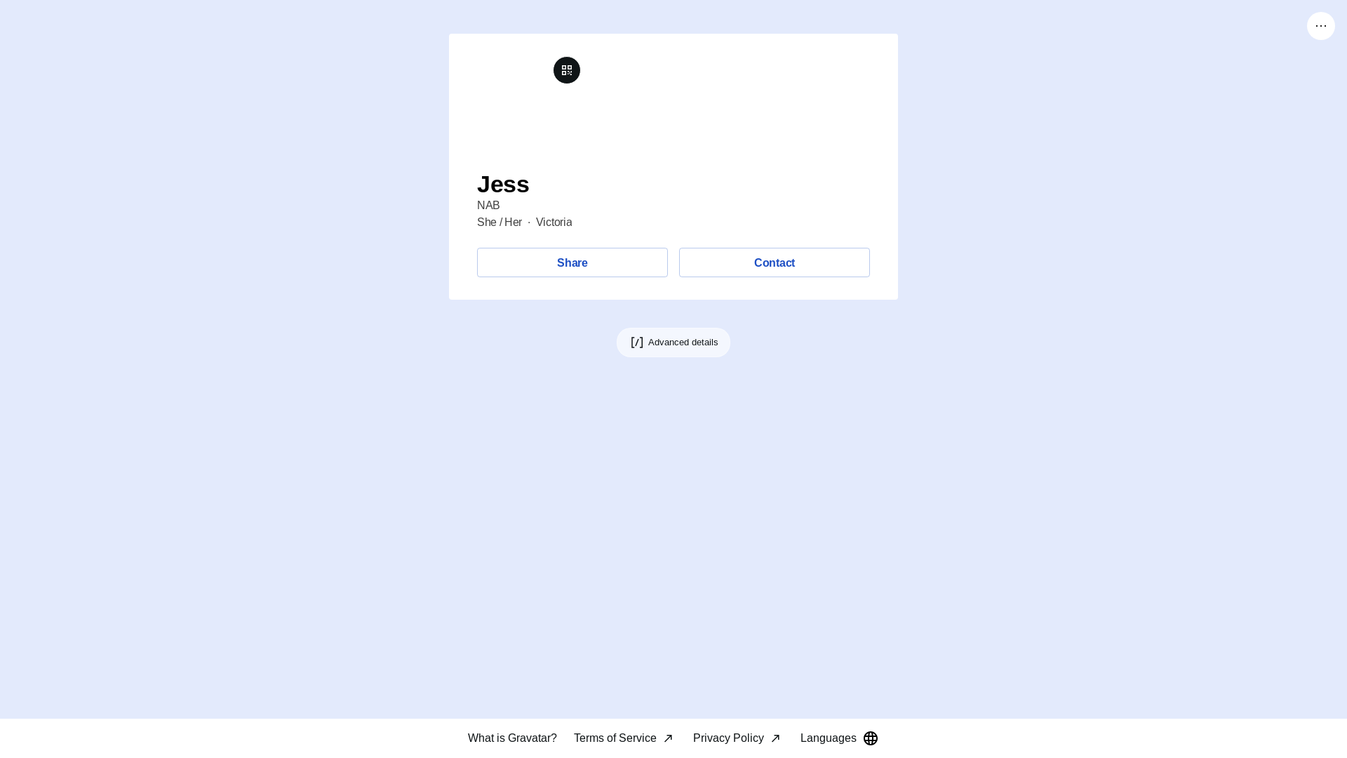 website screenshot of https://jessicaleeold.link/