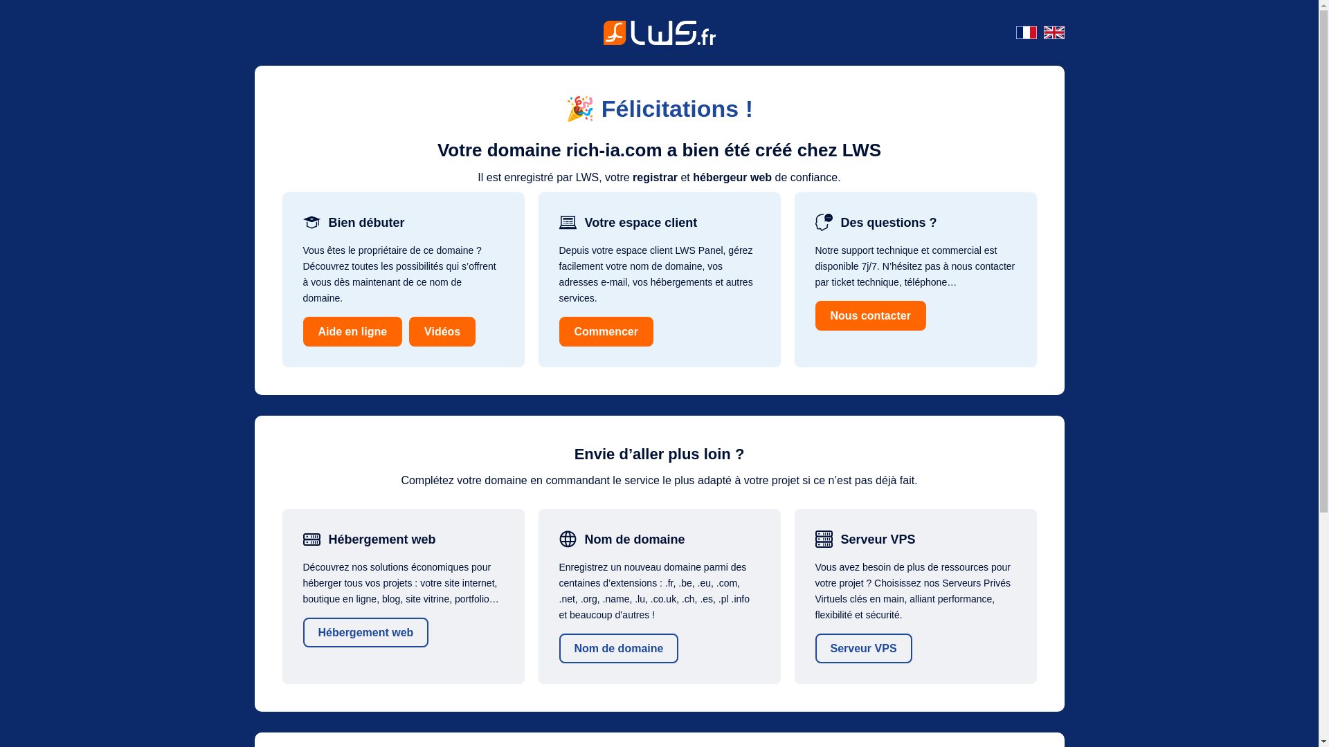 website screenshot of https://rich-ia.com/