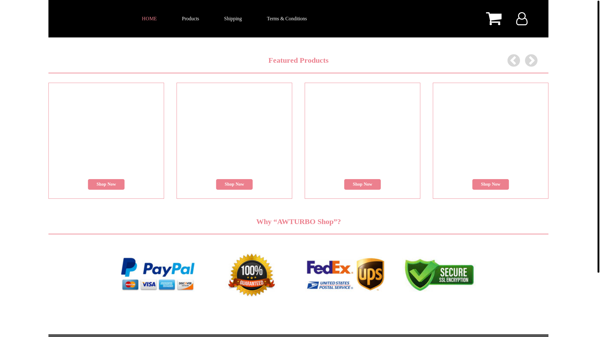 website screenshot of https://awturbo-product.xyz/