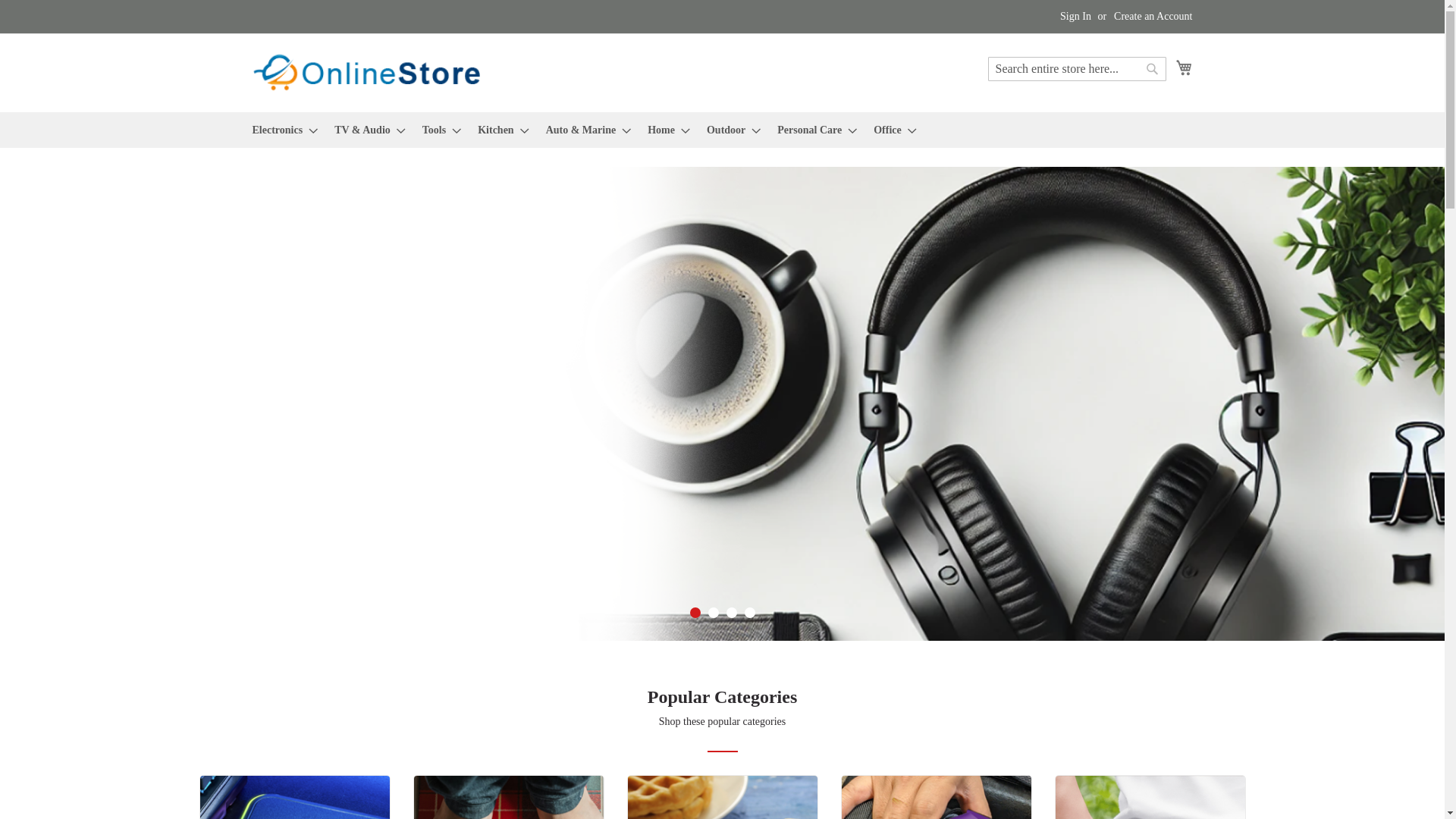 website screenshot of https://ampereappliances.com/