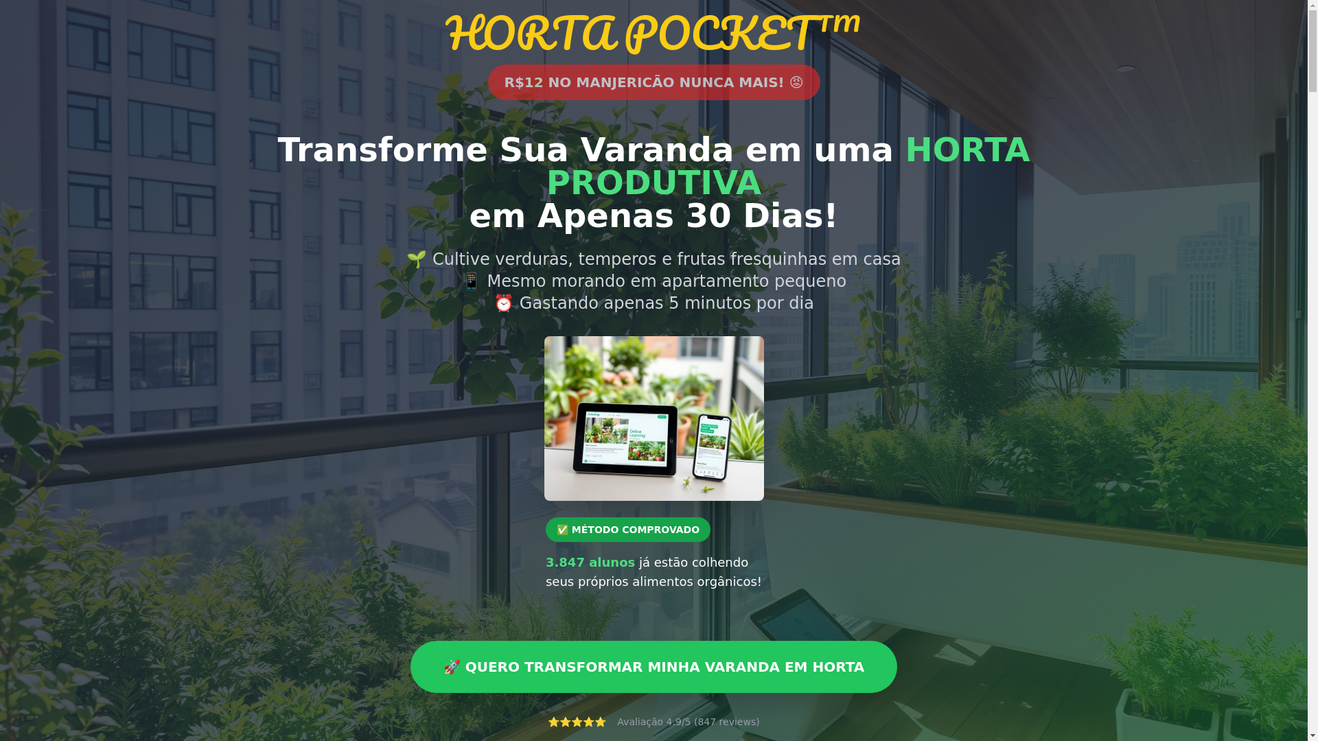 website screenshot of https://hortapocket.website/
