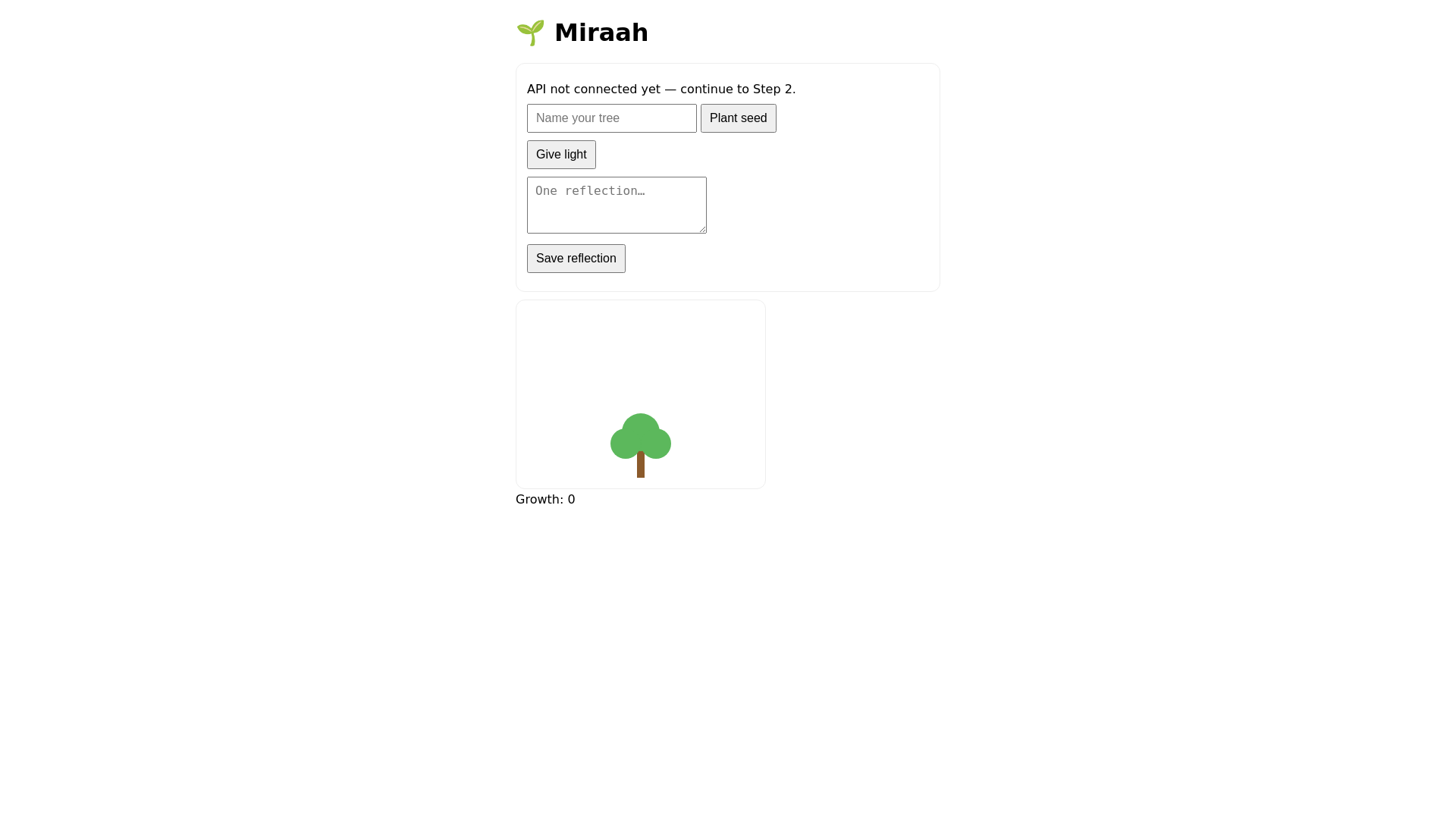 website screenshot of https://miraah.pages.dev/