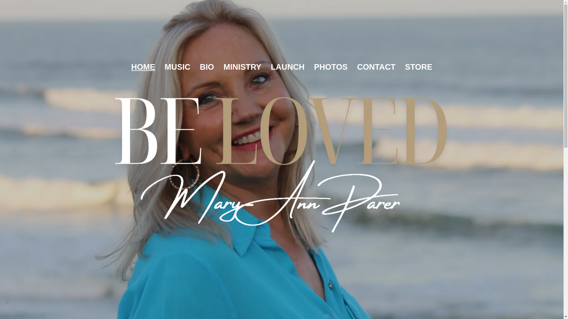 website screenshot of https://mary-annparermusic.net/