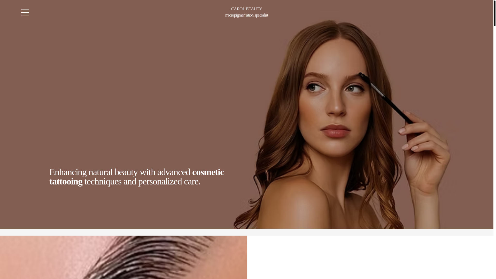 website screenshot of https://carolbeautyclinic.com/