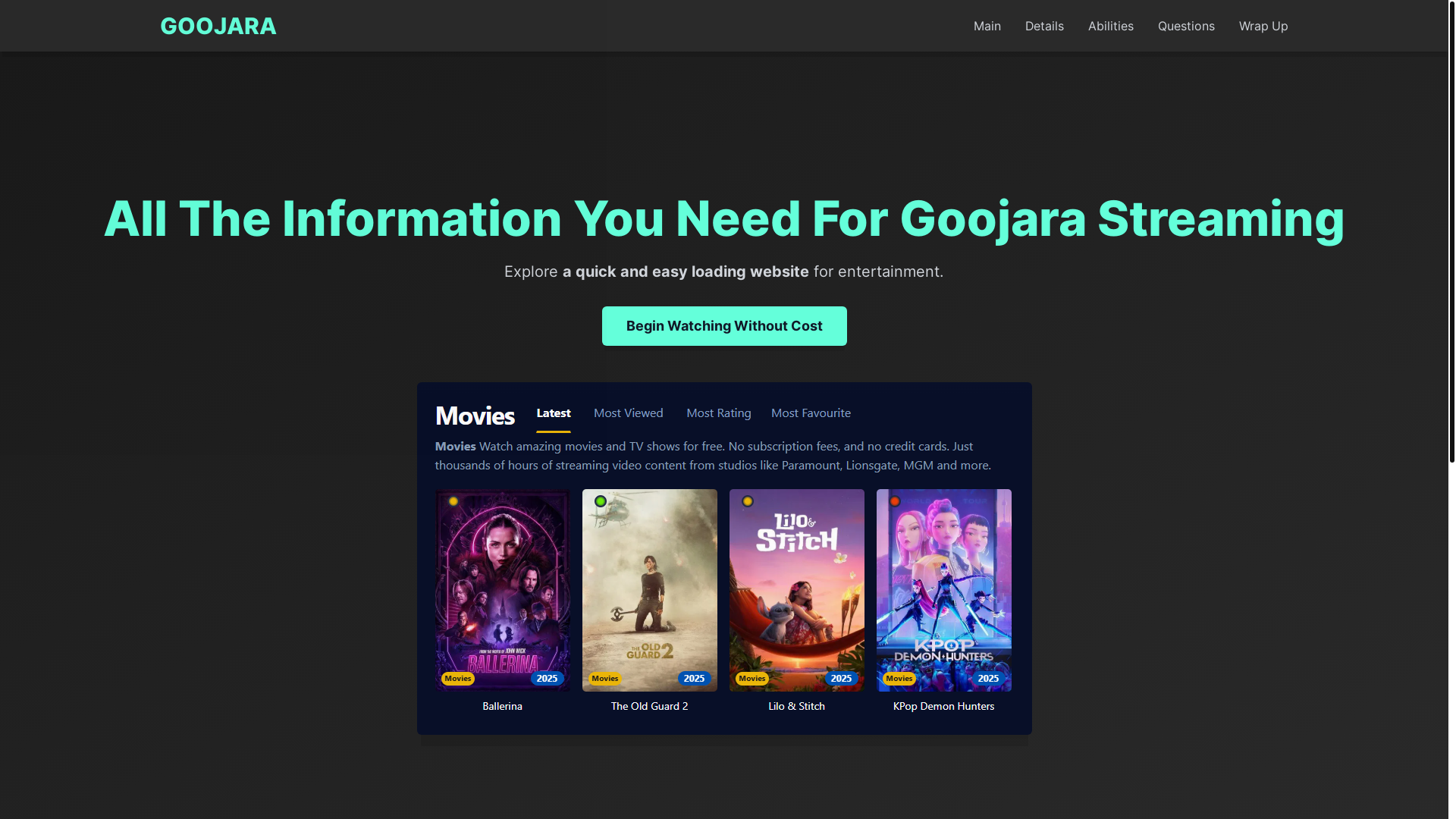 website screenshot of https://goojara-cagh-cux.pages.dev/