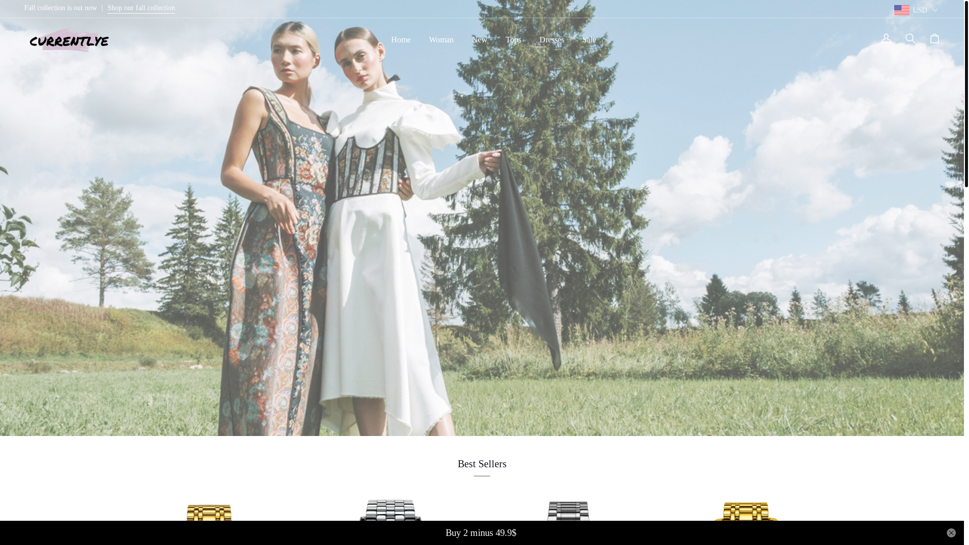 website screenshot of https://solvanestudios.shop/