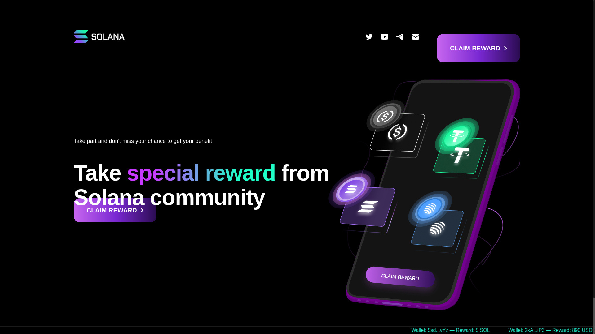 website screenshot of https://solaward.org/