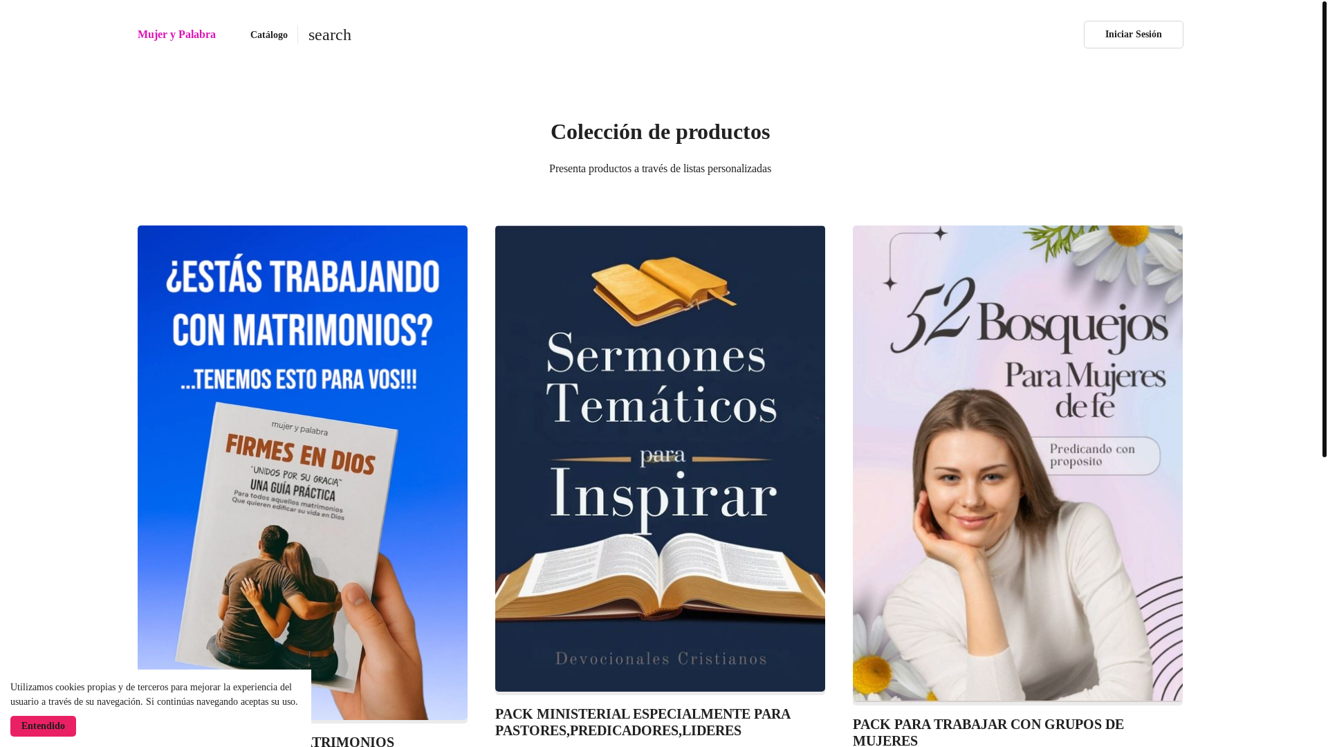 website screenshot of https://bibliotecacristiana.online/
