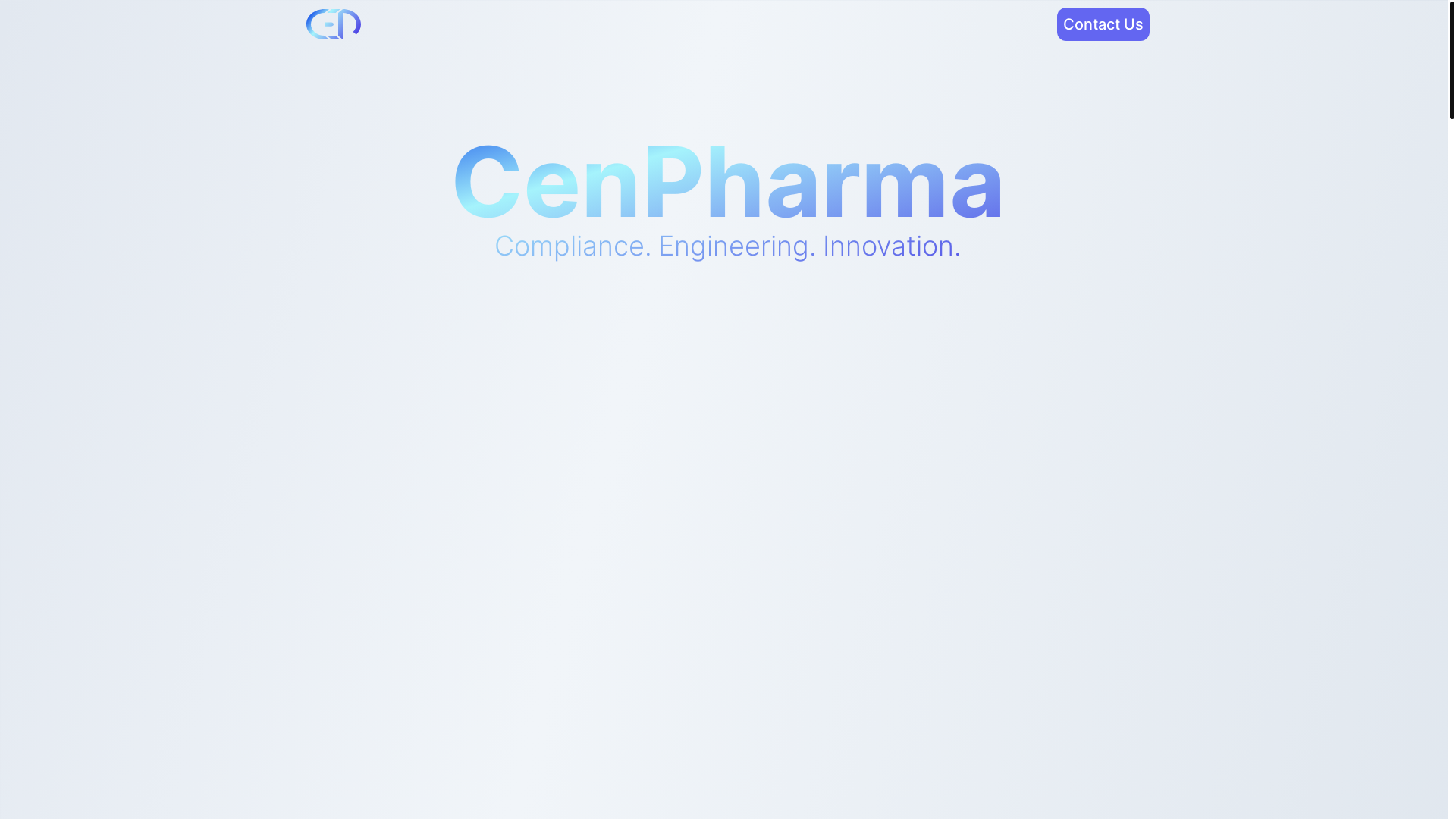 website screenshot of https://cenpharma-website.pages.dev/