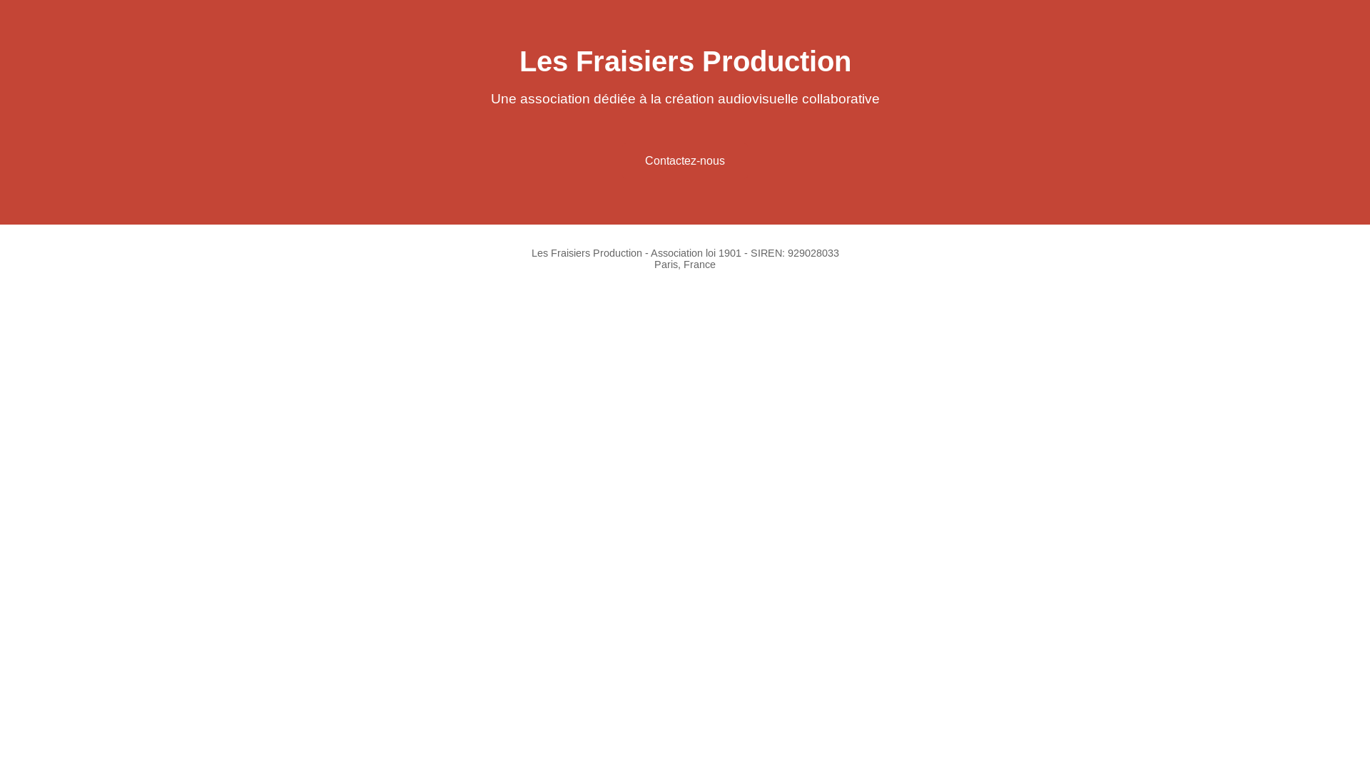 website screenshot of https://lesfraisiersproduction.pages.dev/