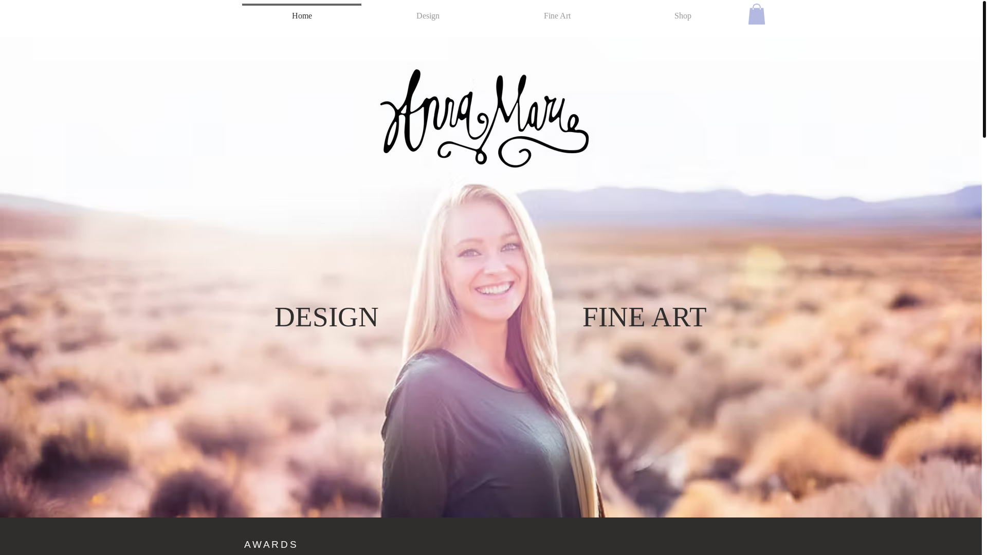 website screenshot of https://annamarieartstudios.com/