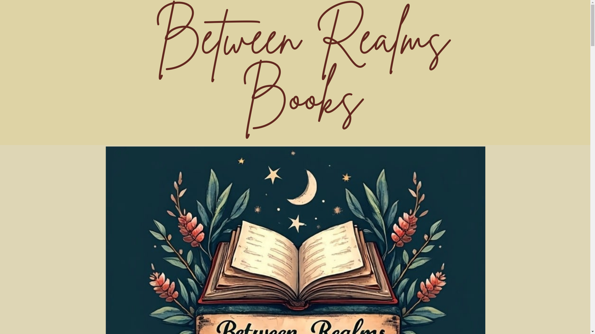website screenshot of https://betweenrealmsbooks.com/
